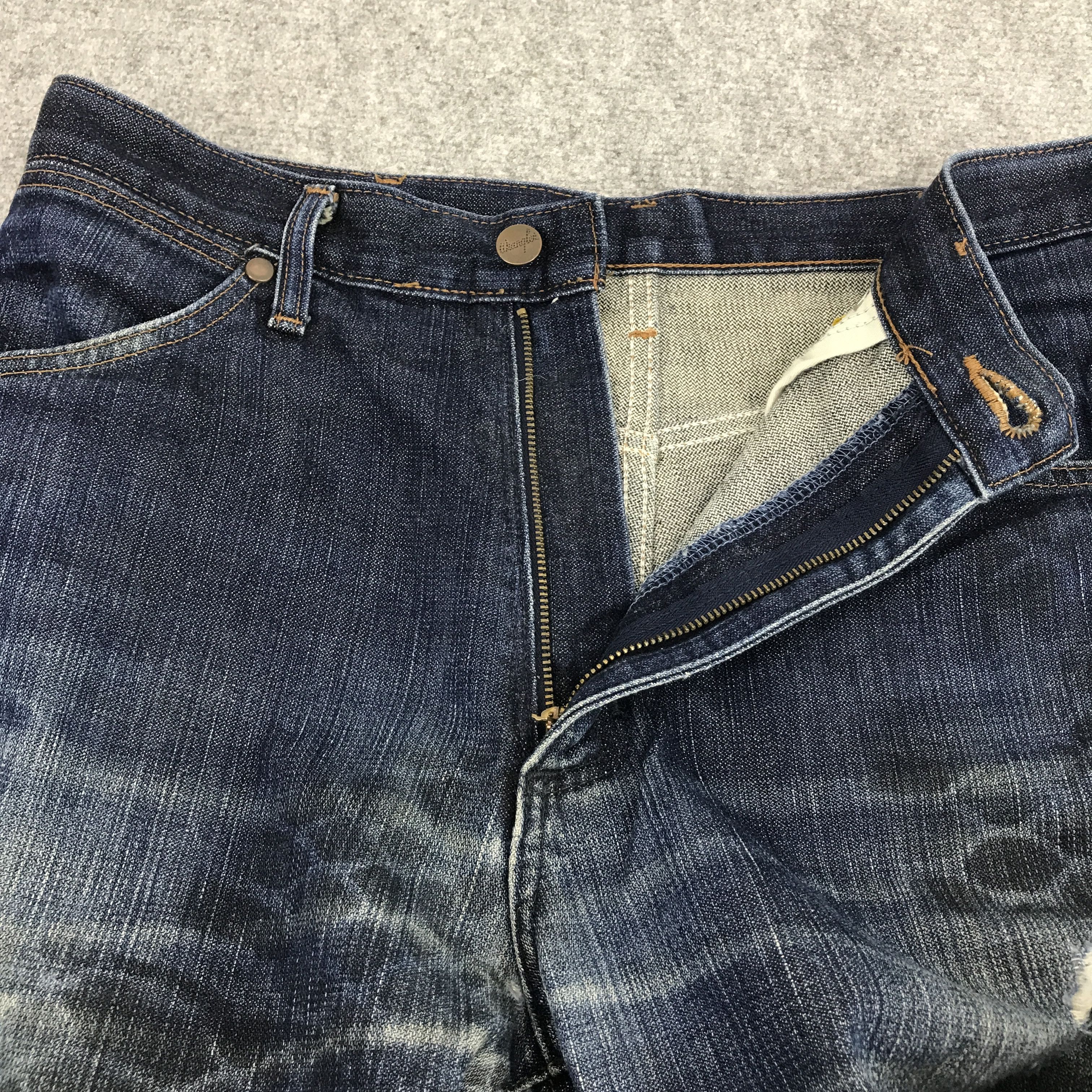 Japanese Brand × Wrangler Flared wrangler style value bootcut Denim jeans pants Size US 31 - 7 Thumbnail