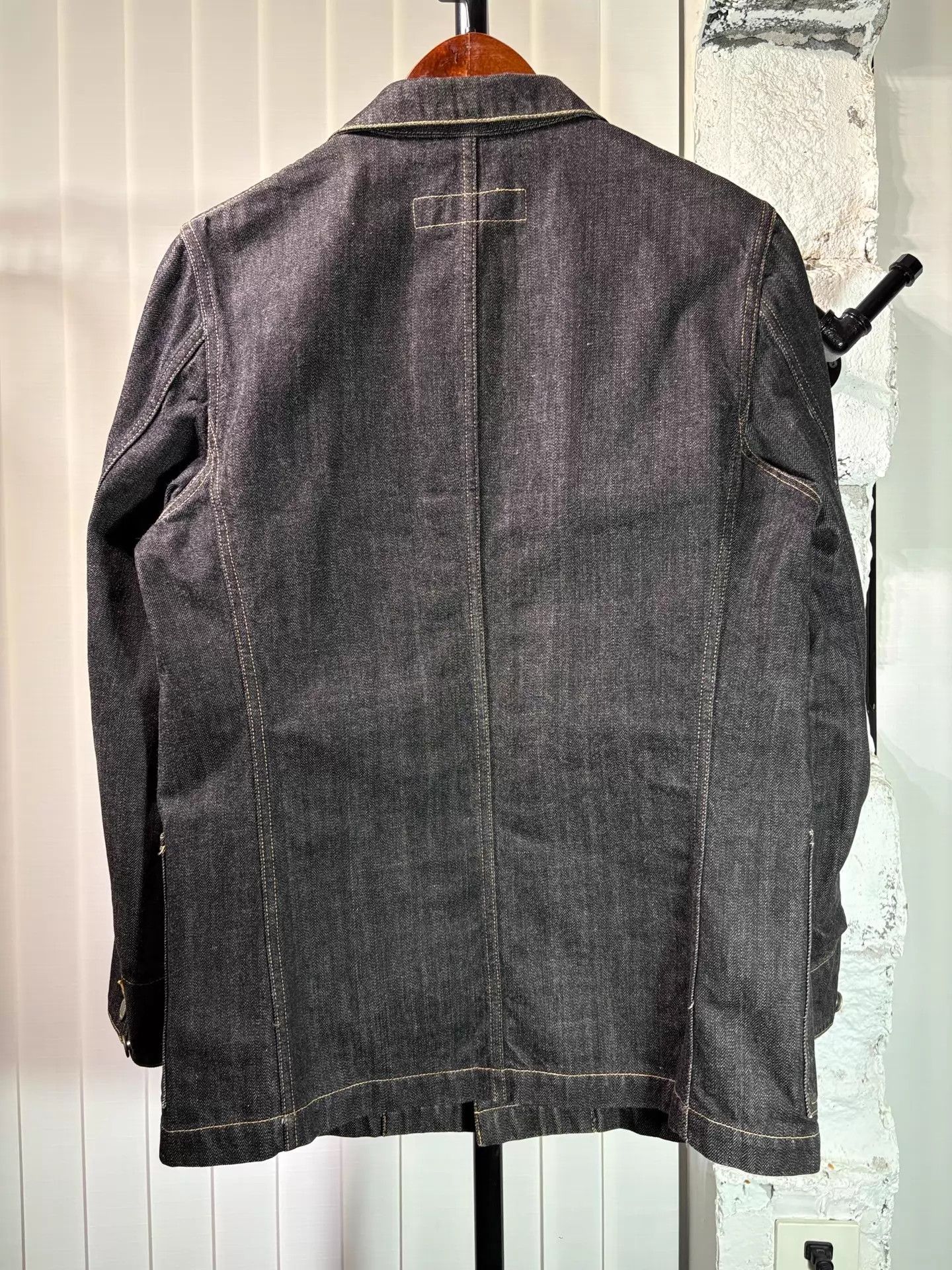 Comme des Garcons Homme Plus CDG Homme 03ss Cuba Archive Denim Suit Jacket Size US S / EU 44-46 / 1 - 4 Thumbnail