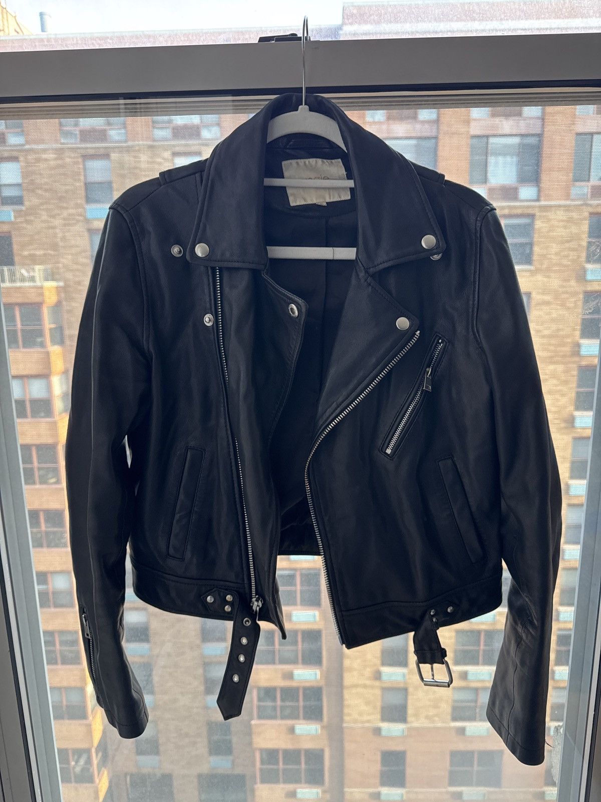 Maje Chic moto french leather jacket Size M / US 6-8 / IT 42-44 - 1 Thumbnail