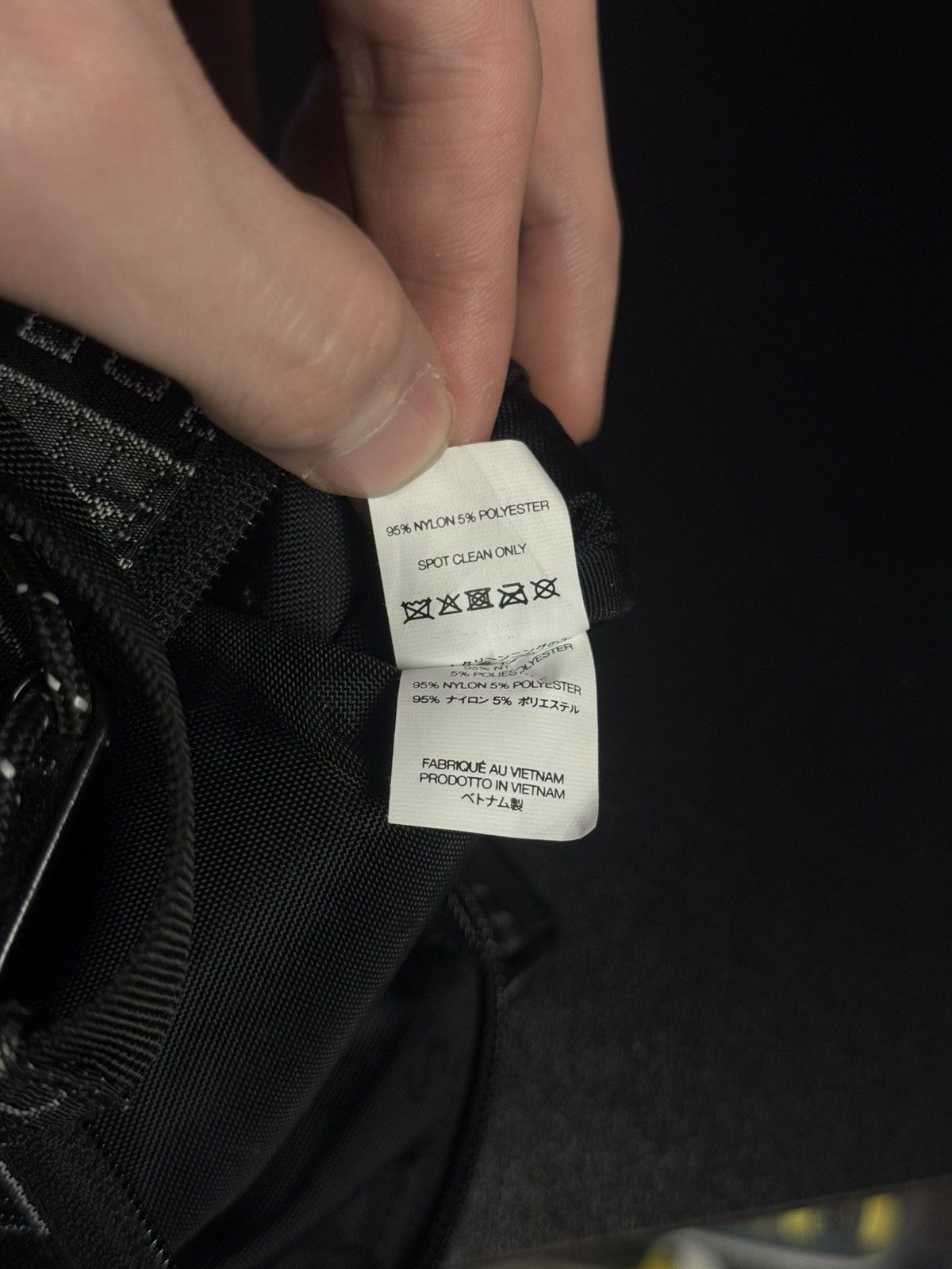 Supreme Supreme FW21 Body Shoulder Bag Black White 🧼 Size ONE SIZE - 8 Thumbnail