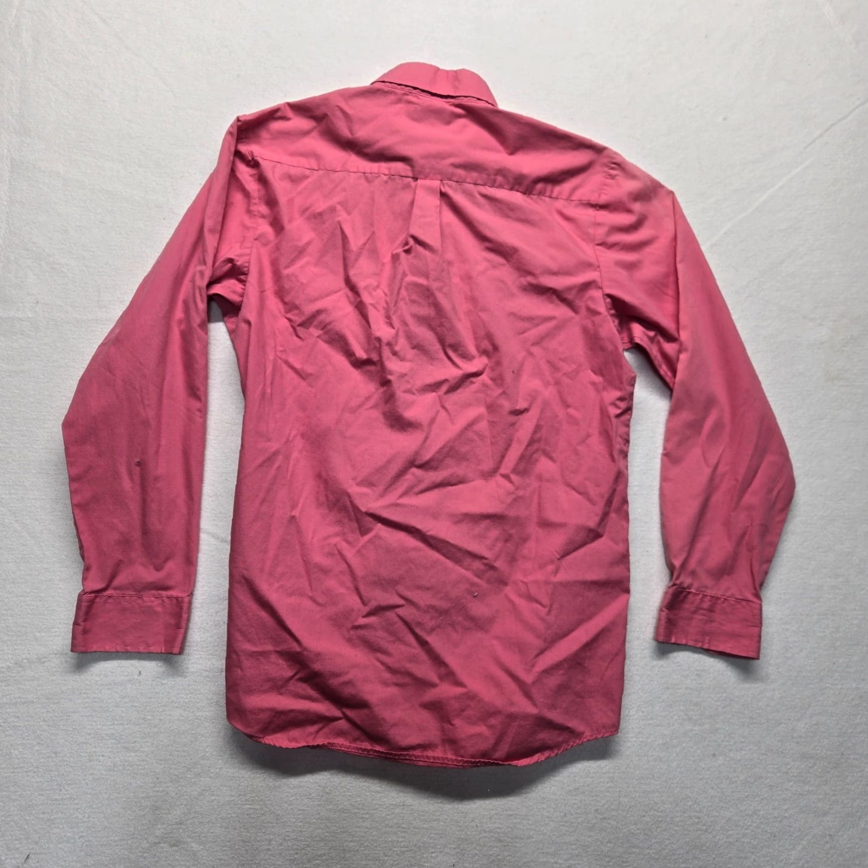 Izod IZod Shirt Men Adult 20 Pink Long Sleeve Button-Up Collared 20 Big & Tall Cotton Polyester Casual Colorful Size US XXL / EU 58 / 5 - 7 Thumbnail