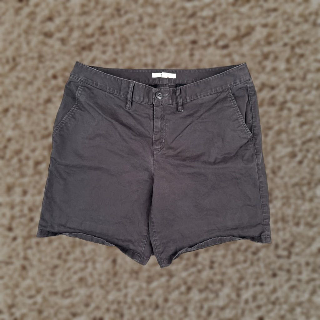Vans VANS Women's Shorts Casual Chino Cotton Blend Size 9 Gray 5-Pocket Skateboard Summer Size 30" / US 8 / IT 44 - 1 Thumbnail