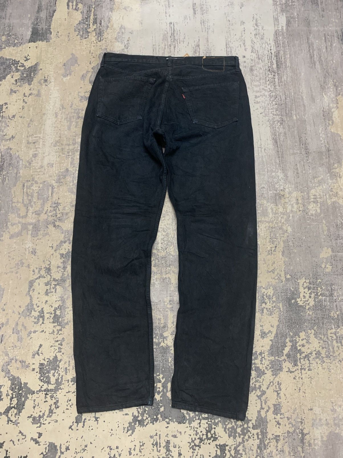 Levi's Vintage 90s Levi's 501 Faded Black Wash Jeans Size US 37 - 7 Thumbnail