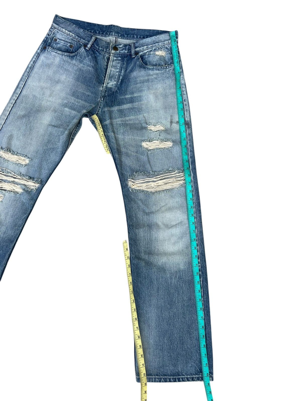 Japanese Brand SUB-AGE. Japan Distressed Rips Denim Jeans Size US 33 - 4 Thumbnail