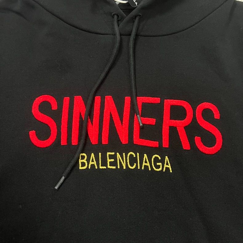Balenciaga Balenciaga Criminals embroidered hoodies Size US XS / EU 42 / 0 - 2 Thumbnail