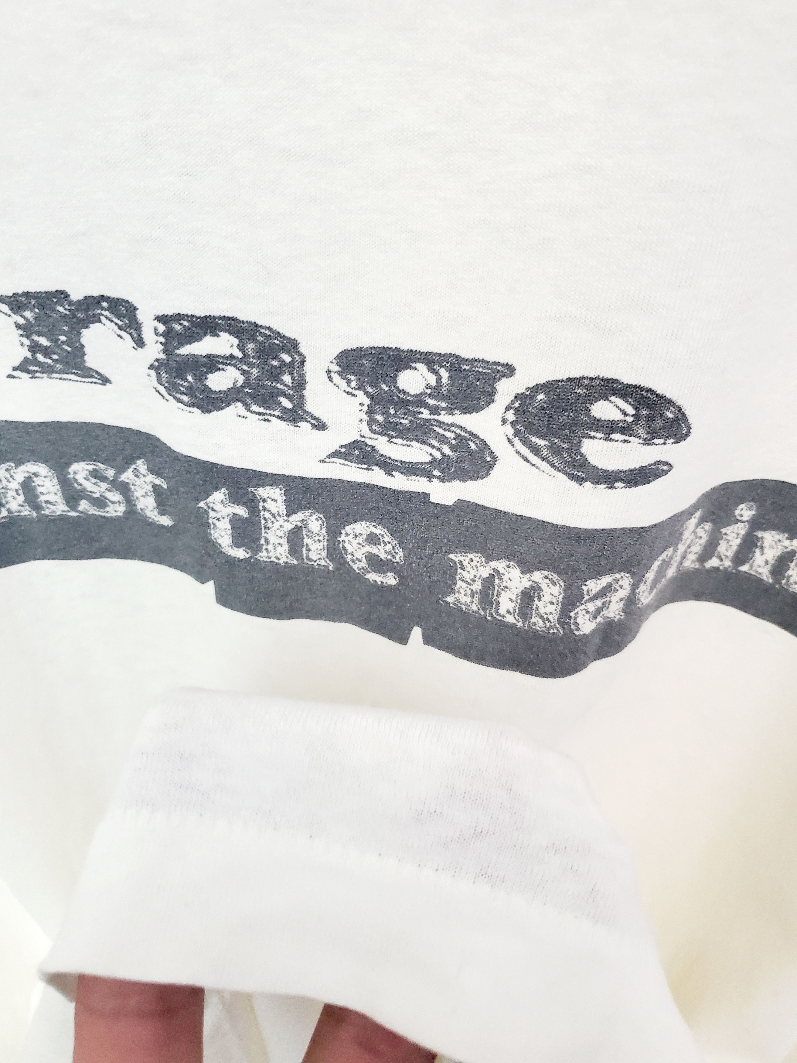 Rage Against The Machine Vintage 90s Rage Against The Machine band tee size Xl Size US XL / EU 56 / 4 - 4 Thumbnail