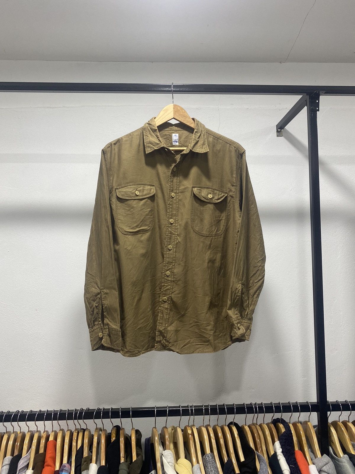 Japanese Brand × KATO × Le Grande Bleu (L.G.B.) Sick☠️ Kato’ Ls Shirt Japan Designer Military Style Size US M / EU 48-50 / 2 - 1 Thumbnail
