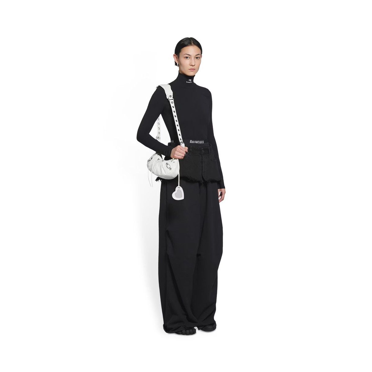 Balenciaga Balenciaga Le Cagole XS White Shoulder Bag Size ONE SIZE - 2 Thumbnail