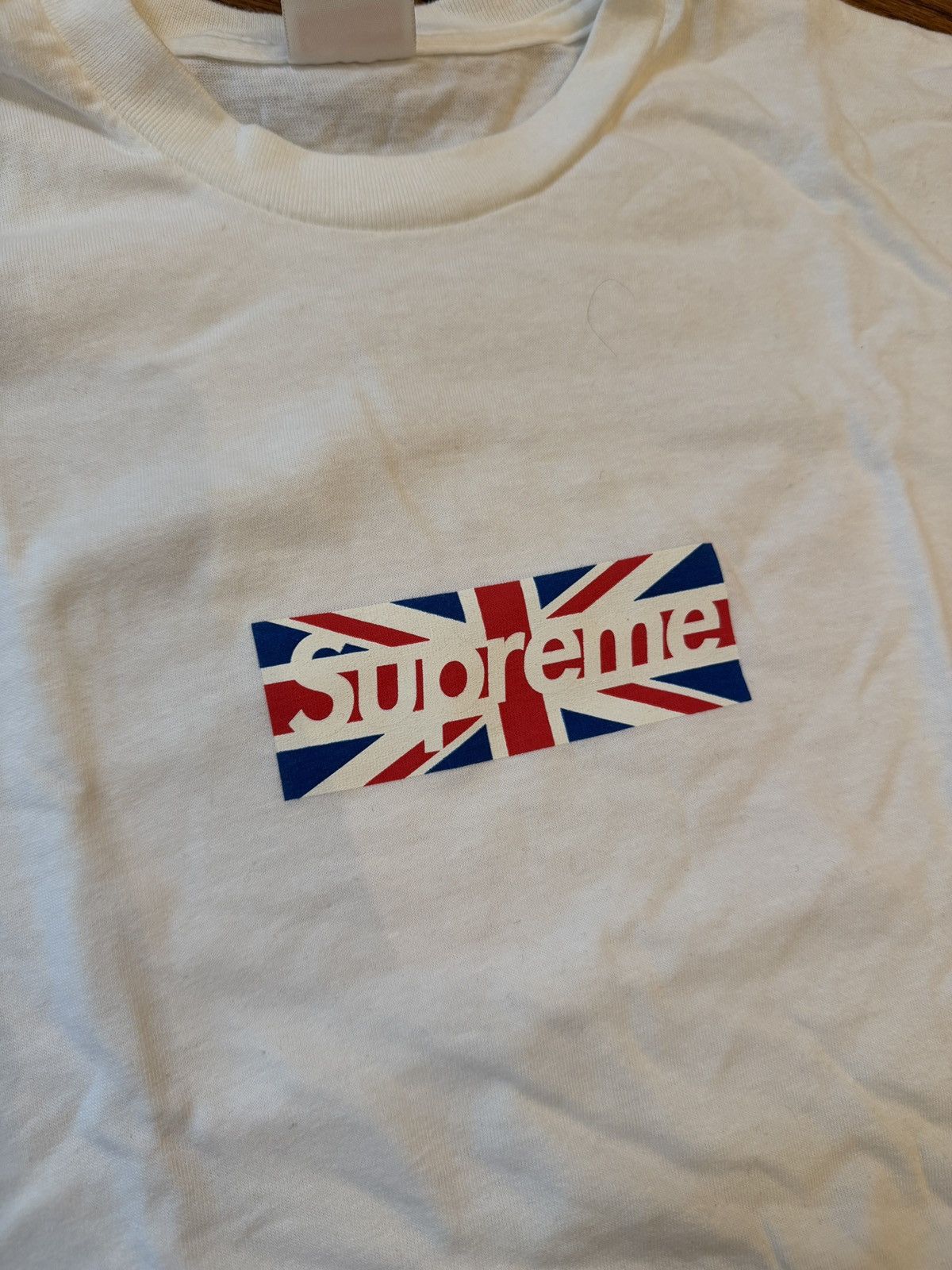 Supreme Supreme Box Logo UK Edition Union Jack 2011 | Grailed