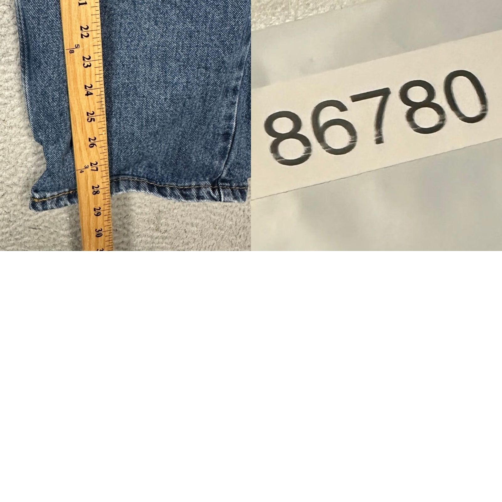 Levi's Levi's 550 Jeans Mens 38X30 Blue Relaxed Tapered Leg Denim 5 Pocket Red Tab Jeans Size US 38 / EU 54 - 8 Thumbnail