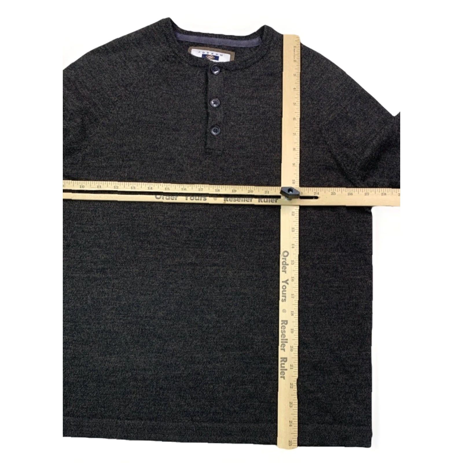Joseph Abboud Joseph Abboud Wool Blend Brown Quarter Button Knit Sweater Men’s L Merino Wool Knit Style Pullover Casual Business Winter Fall Spring Mens Size US L / EU 52-54 / 3 - 5 Thumbnail