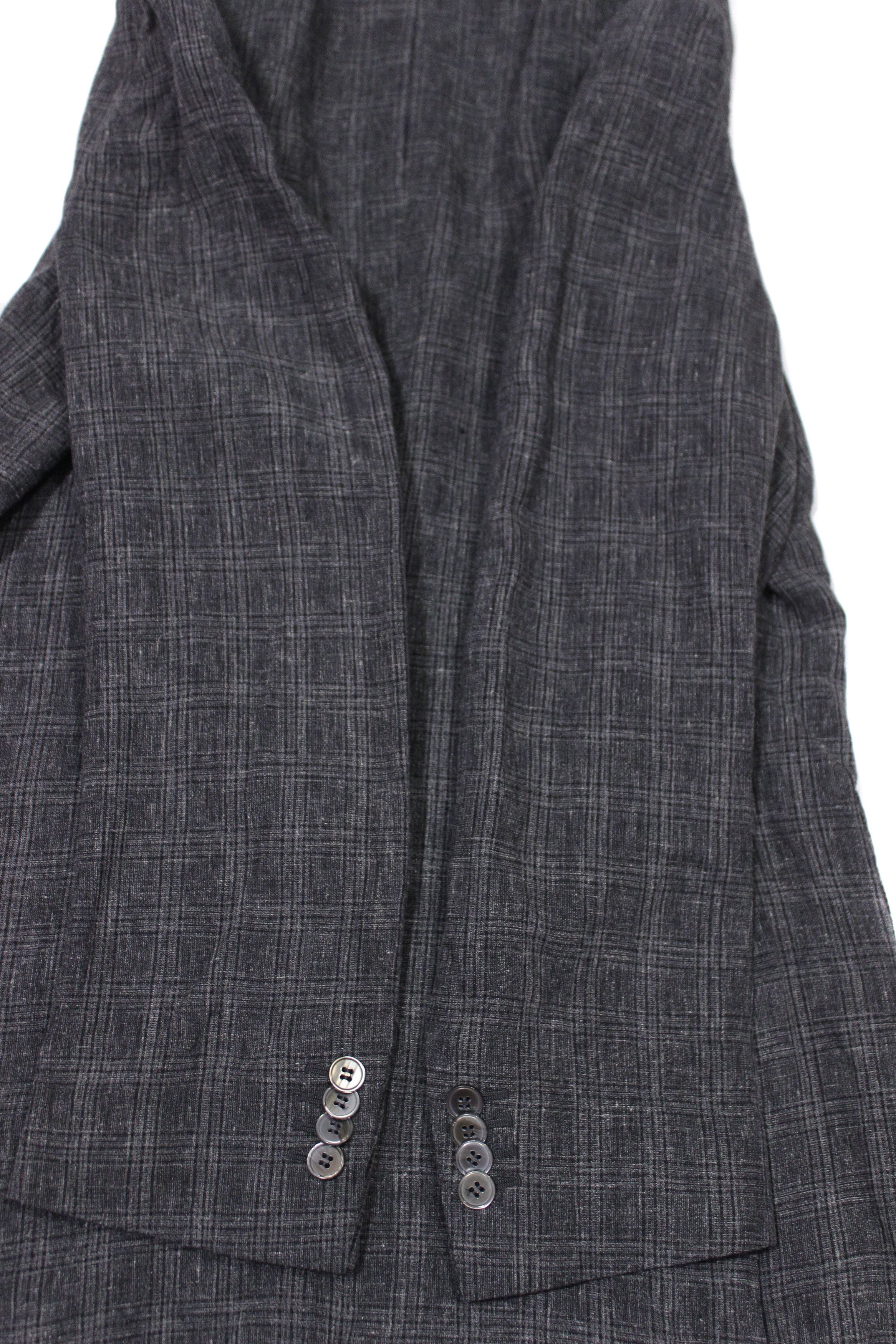 Suitsupply Plaid Linen Havana Suit Size 48R - 7 Thumbnail