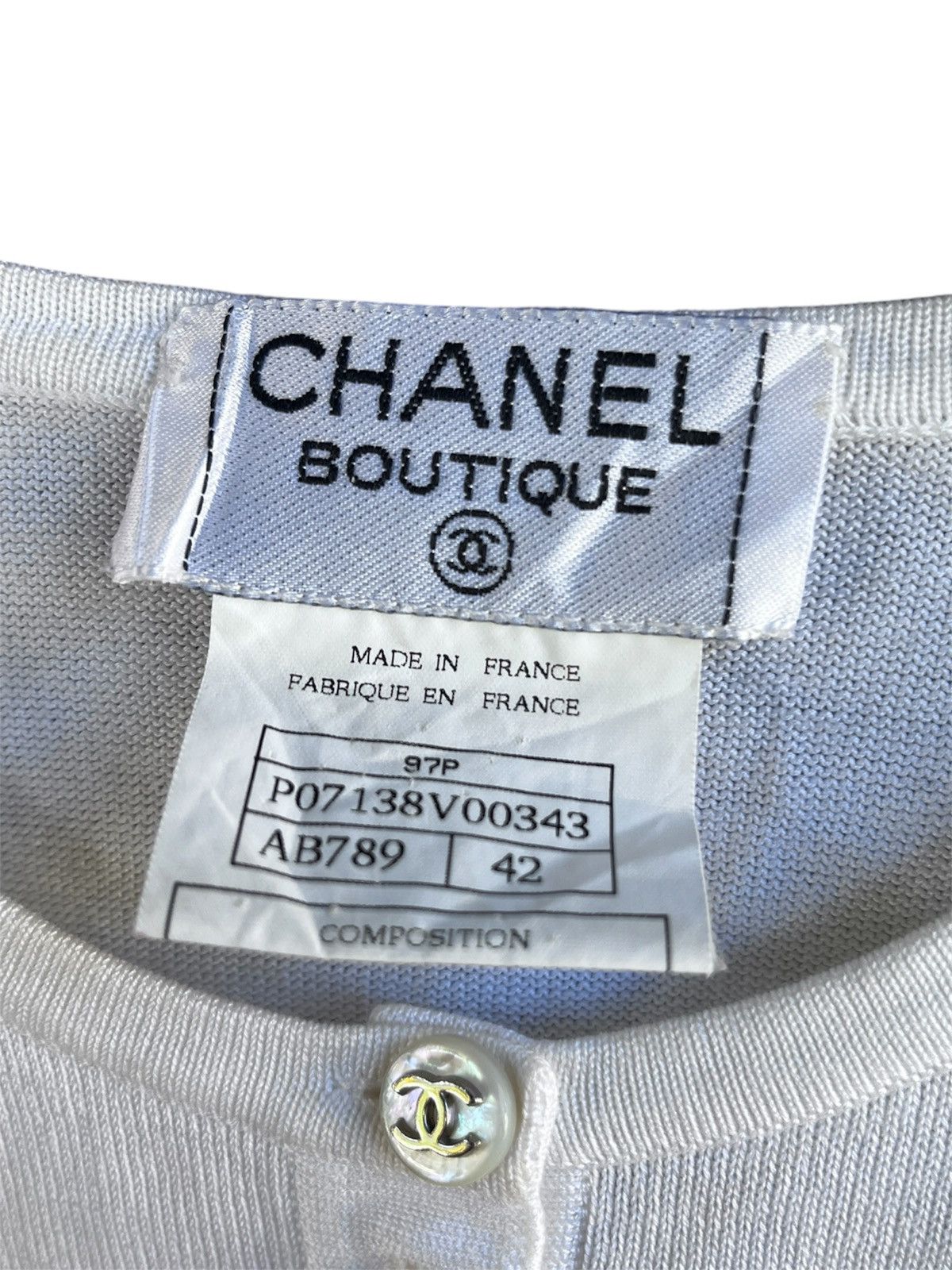 Chanel Chanel Tank Top Button 1998 Size US M / EU 48-50 / 2 - 5 Thumbnail