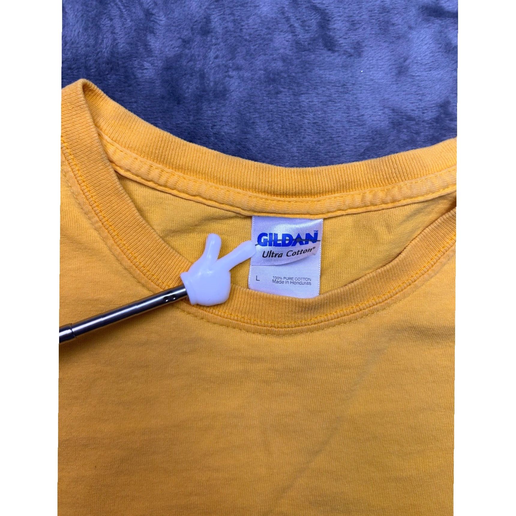Gildan VINTAGE Las Vegas You Miss 100% Of The Shots You Don't Take T Shirt Large Casino Tee Men L Yellow Graphic Print 90s Dad Money Classic Size US L / EU 52-54 / 3 - 5 Thumbnail