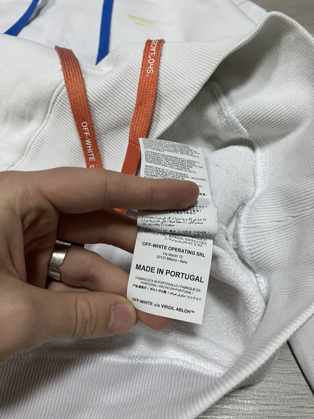 Off-White Off-White acrylic arrow hoodie Size US S / EU 44-46 / 1 - 12 Thumbnail