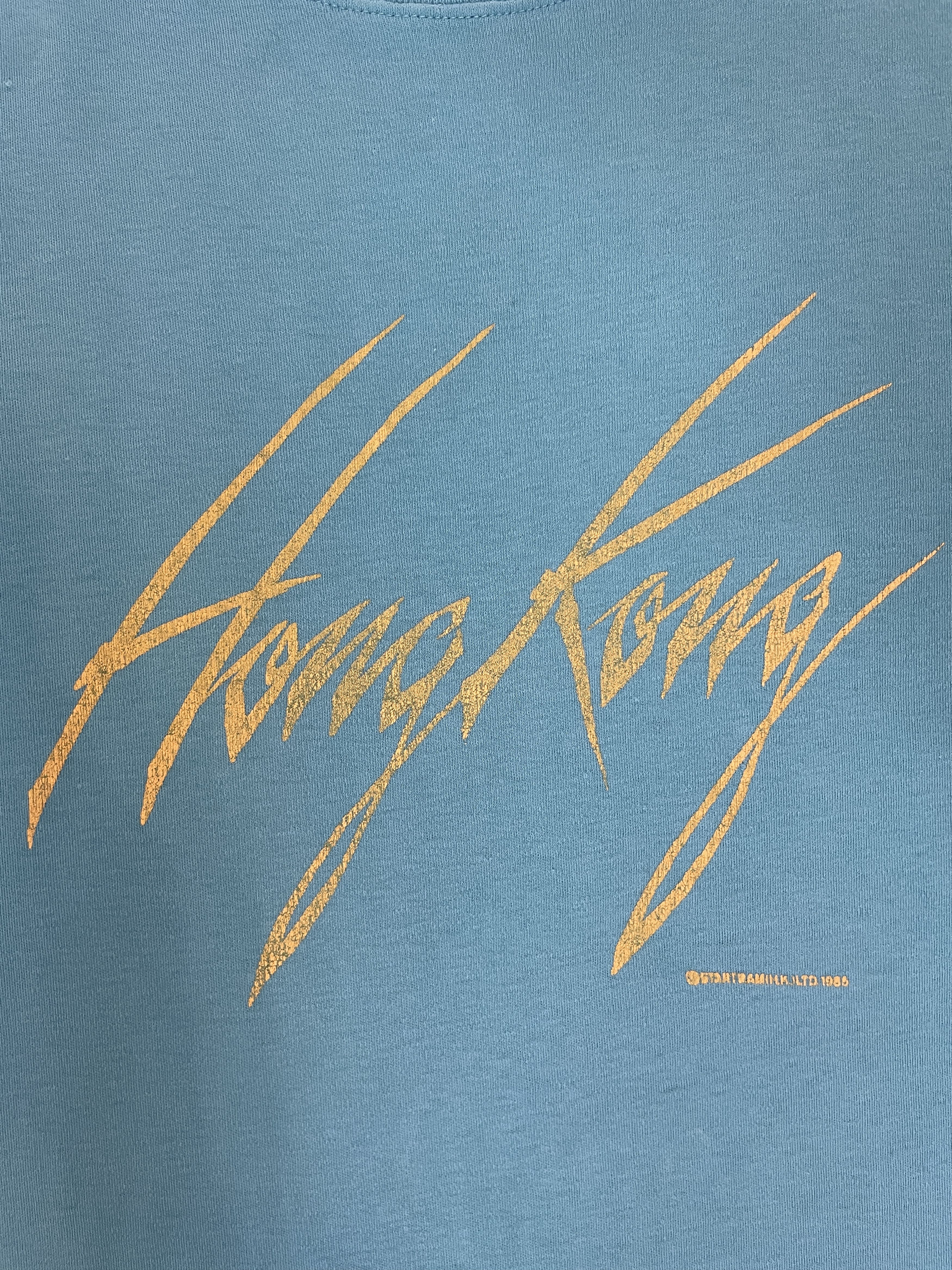 Vintage RARE Vintage 80’s T-Shirt Dim Sum Hong Kong Hieroglyphs Size US L / EU 52-54 / 3 - 4 Thumbnail