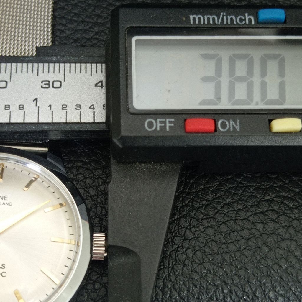 Other VINTAGE MONTINE HAND-WINDING SWISS MENS SILVER WATCH a444165 Size 38 - 7 Thumbnail