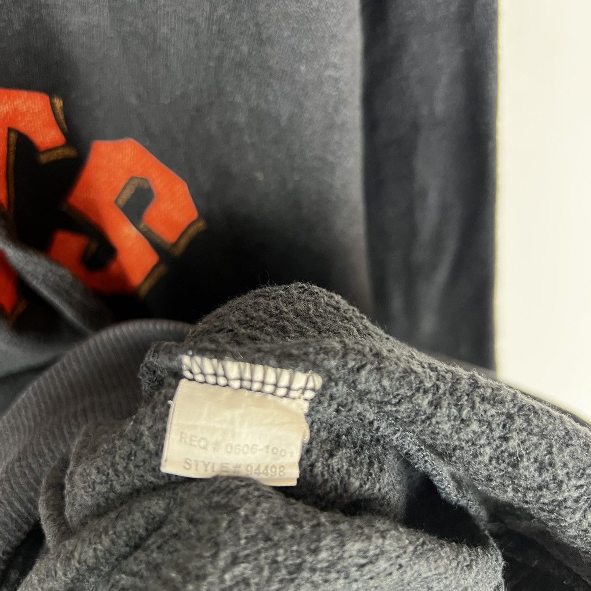 Stitch Note Vintage Stitches San Francisco Giants MLB Spellout Hoodie Size US L / EU 52-54 / 3 - 8 Thumbnail