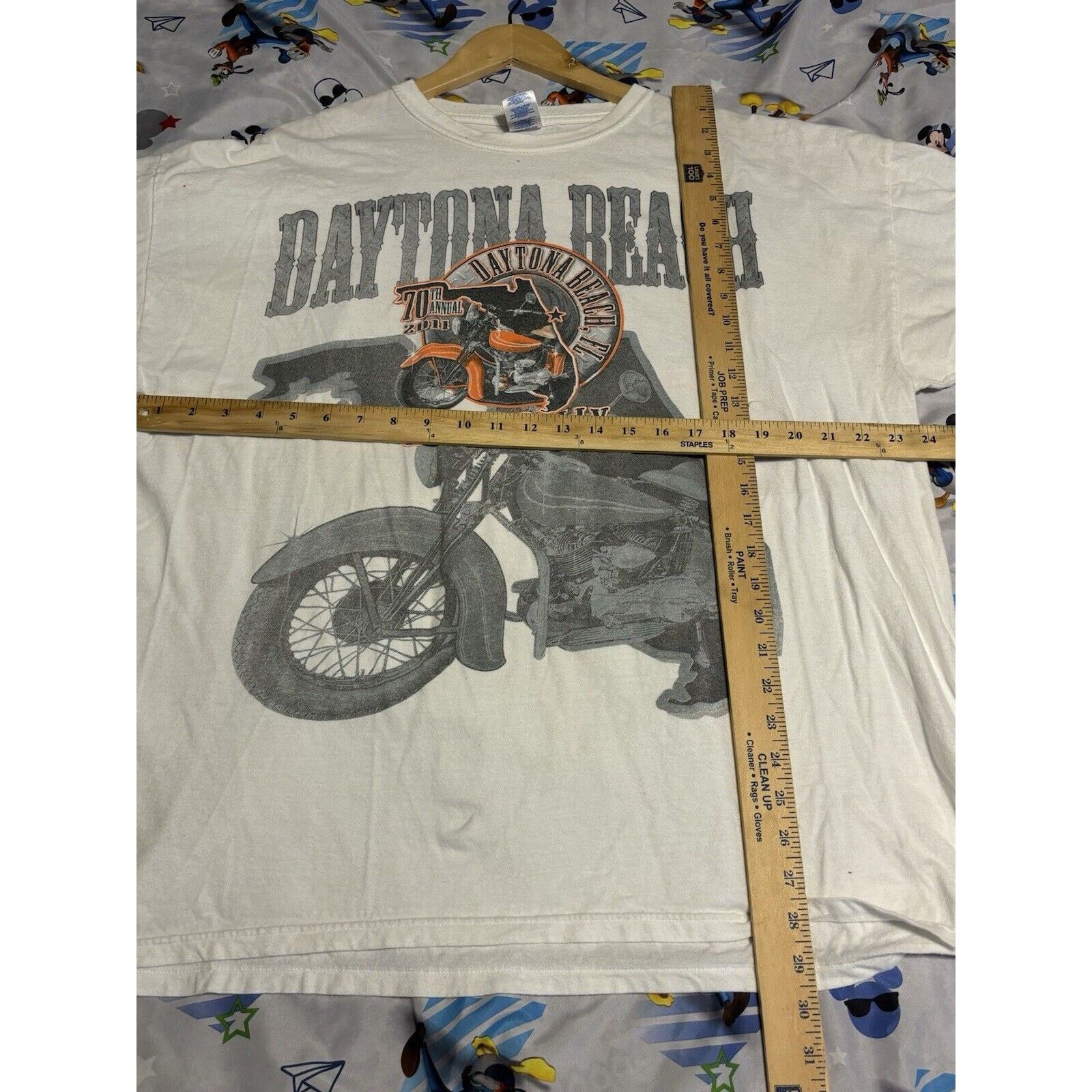 Other vintage daytona beach motorcycles y2k beige shirt size 2XL Size US XXL / EU 58 / 5 - 8 Thumbnail