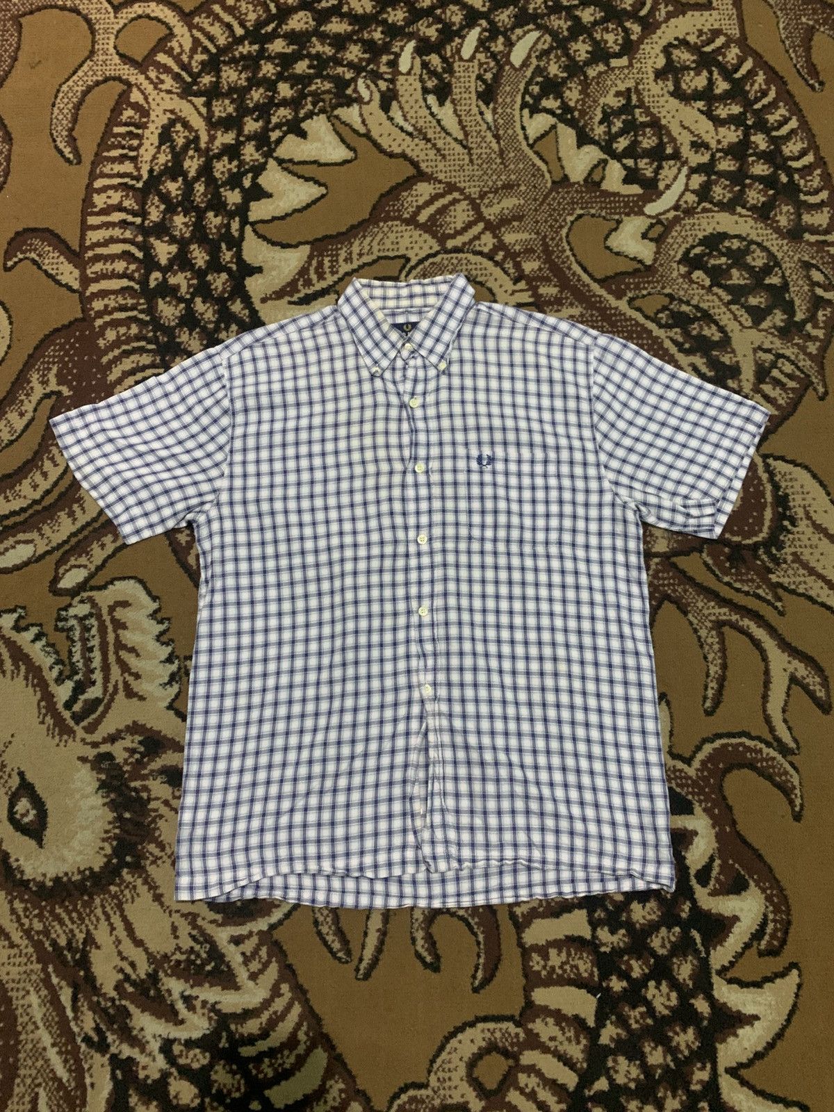 Fred Perry Vintage 90s Fred Perry Button Up Shirt Size US M / EU 48-50 / 2 - 1 Thumbnail