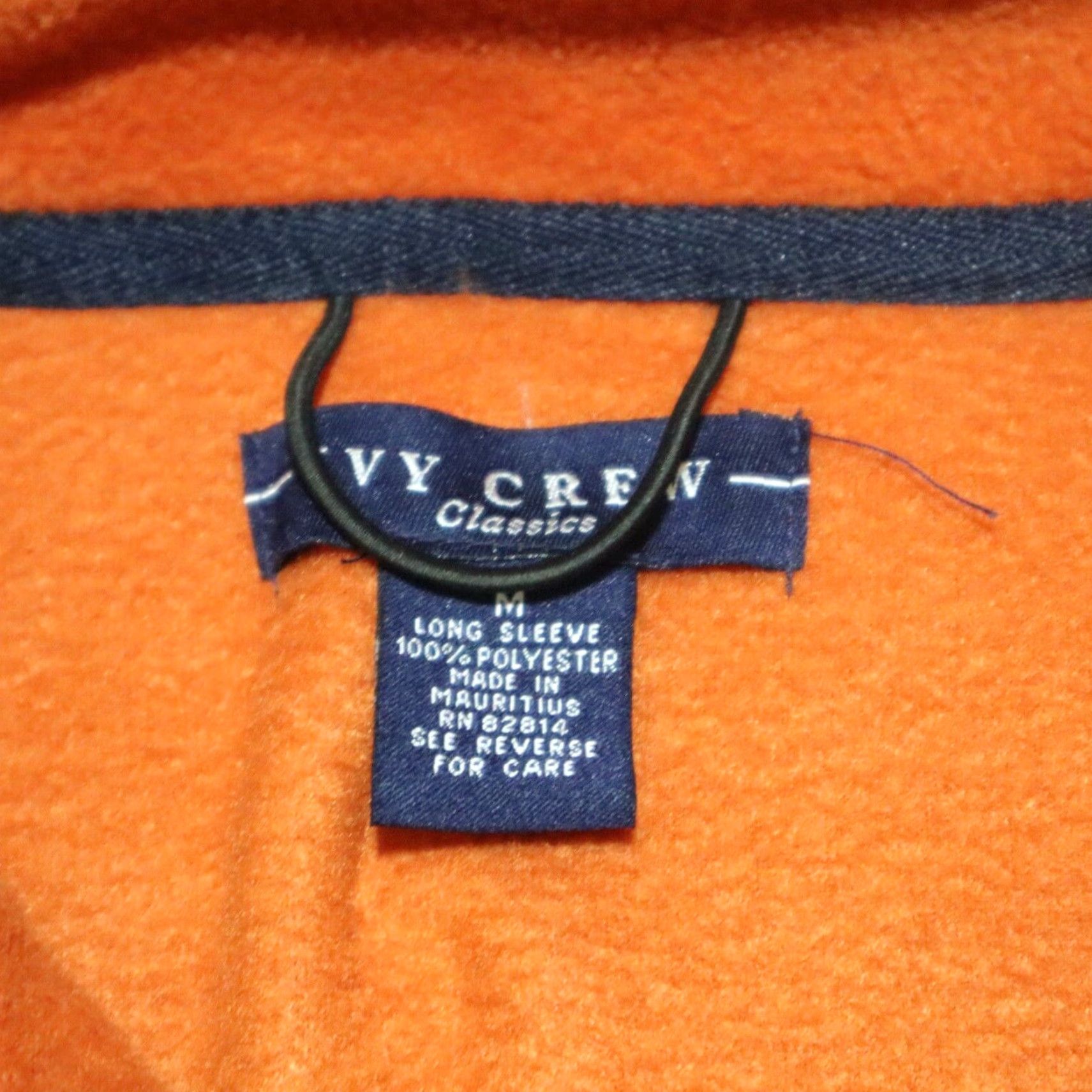Vintage Ivy Crew Jacket Orange Fleece Full Zip Pockets Size M Medium Men Ivy Crew Jacket Fleece Orange Full Zip Pockets Size M Mens Size US M / EU 48-50 / 2 - 3 Thumbnail