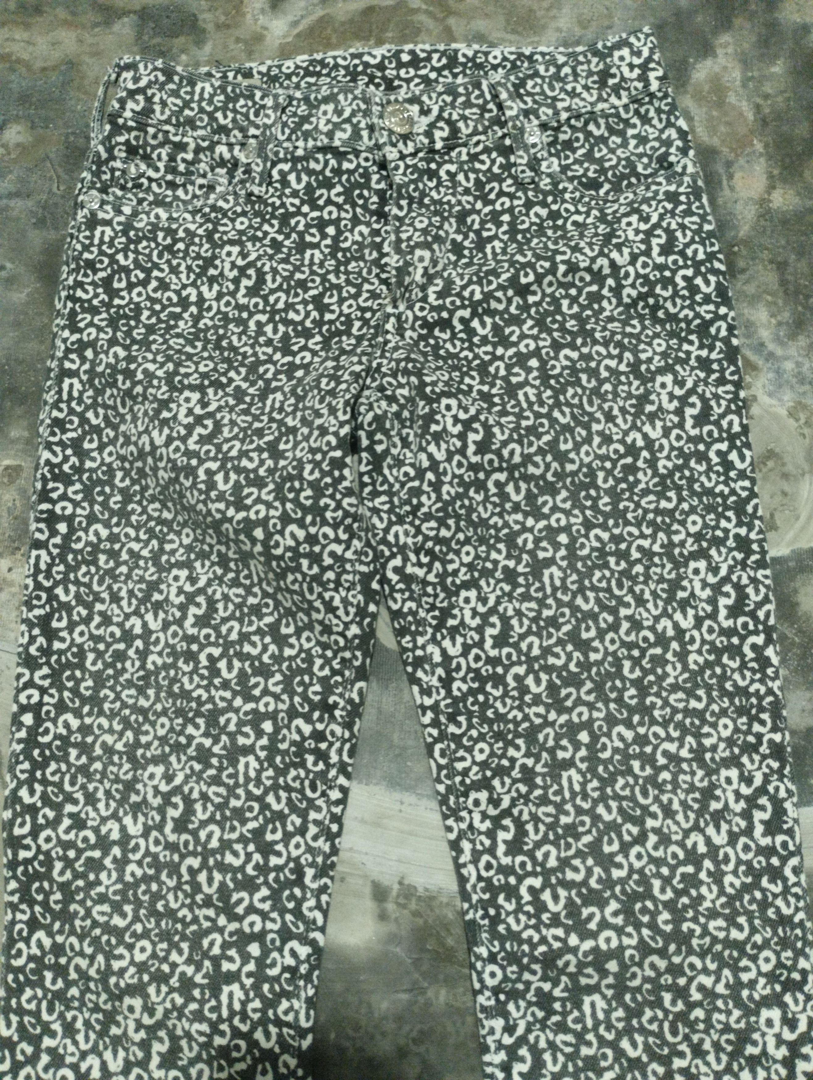 True Religion True Religion Full Print Logo Pants Size 27" / US 4 / IT 40 - 4 Thumbnail