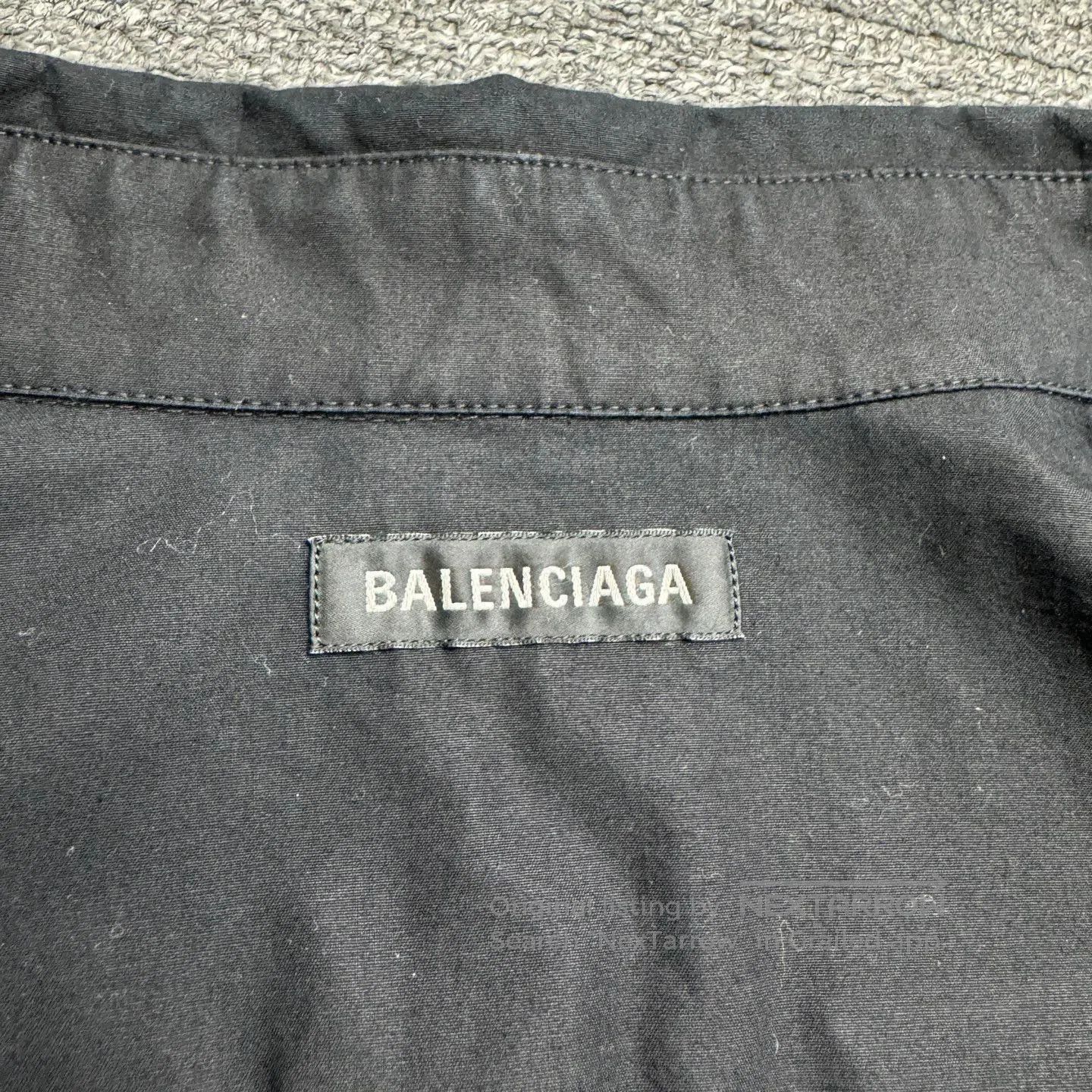 Balenciaga Black Long Sleeve Button-Up Shirt. Size US M / EU 48-50 / 2 - 2 Thumbnail