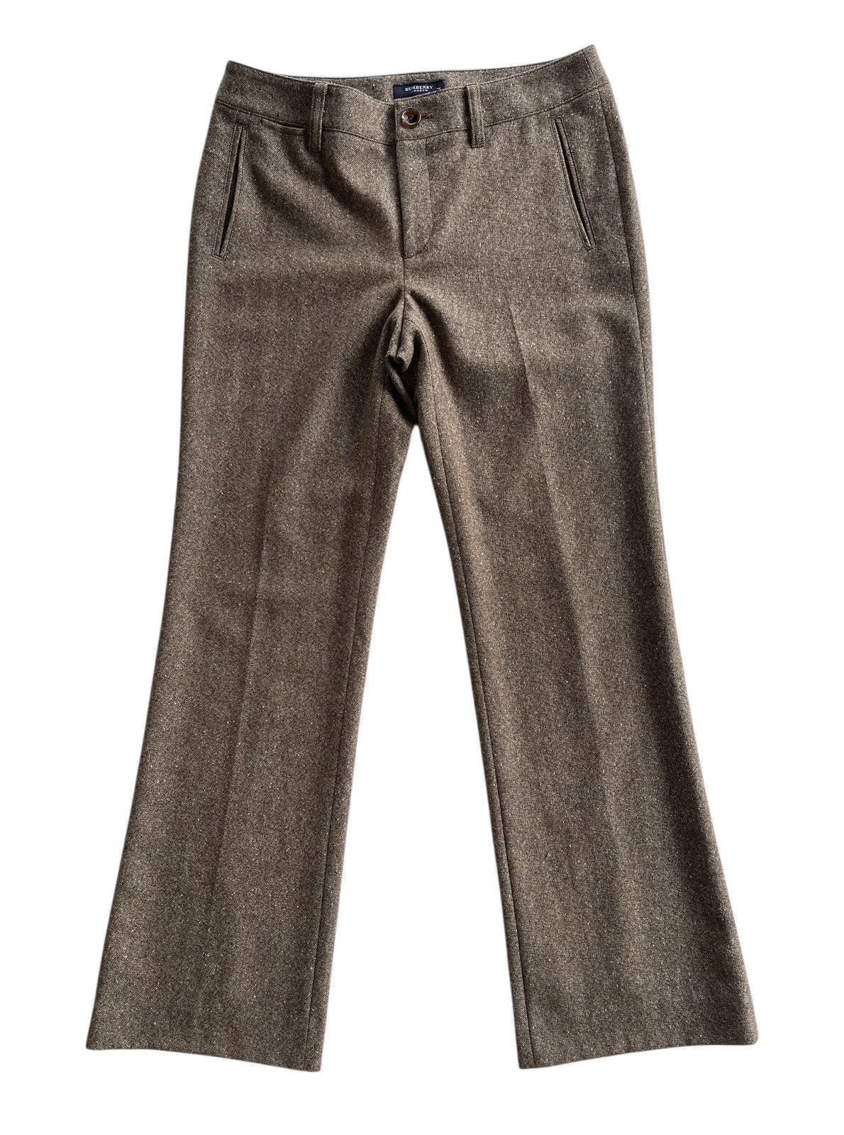 Burberry Wool Flare Trousers Pants