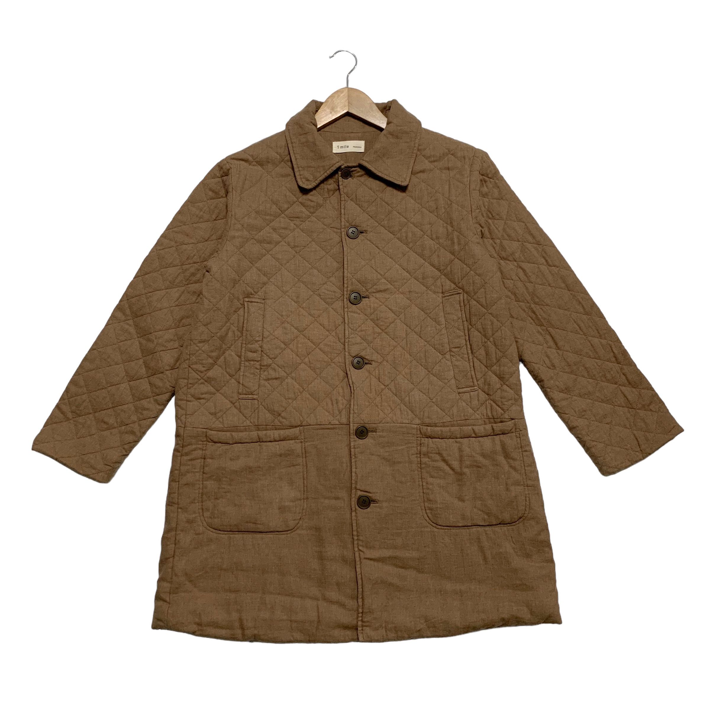 image of Issey Miyake Vintage 1 Mile Plantation Jacket in Brown, Men's (Size Medium)