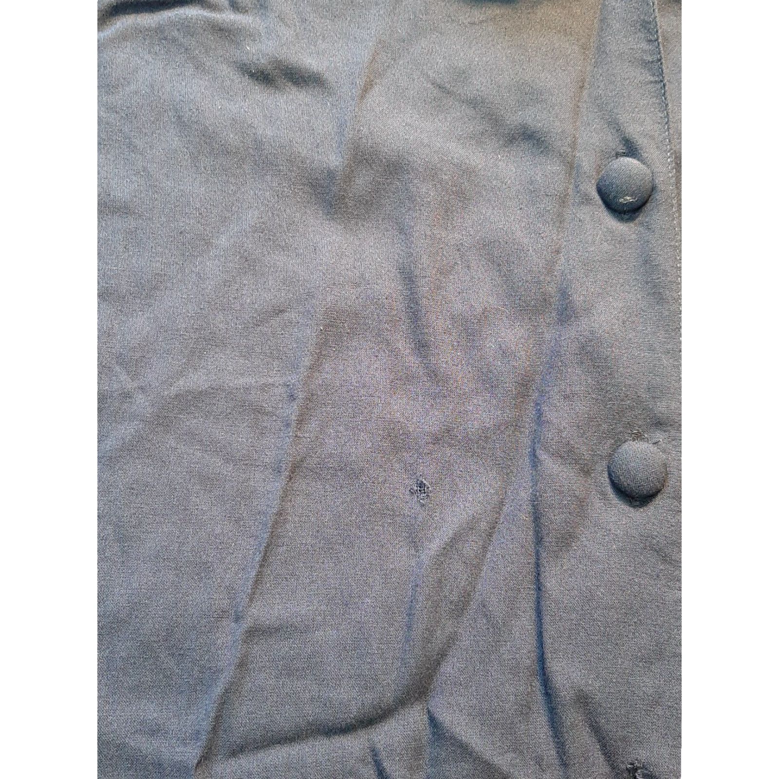 Vintage Maggie Lawrence Button-Up Shirt Blue Short Sleeve 100% Rayon Size 22/24 Women Blouse Size 3XL / US 20-22 - 2 Thumbnail