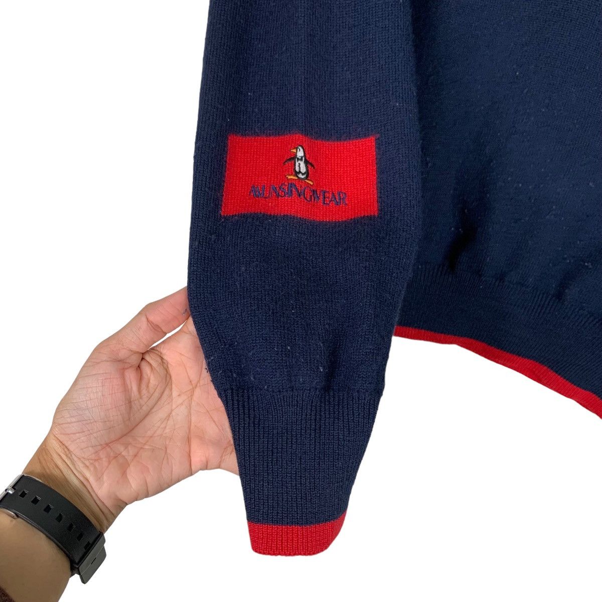 Grand Slam MUNSINGWEAR Half Zip Turtle Neck Sweatshirt #0649-C30 Size US M / EU 48-50 / 2 - 12 Thumbnail
