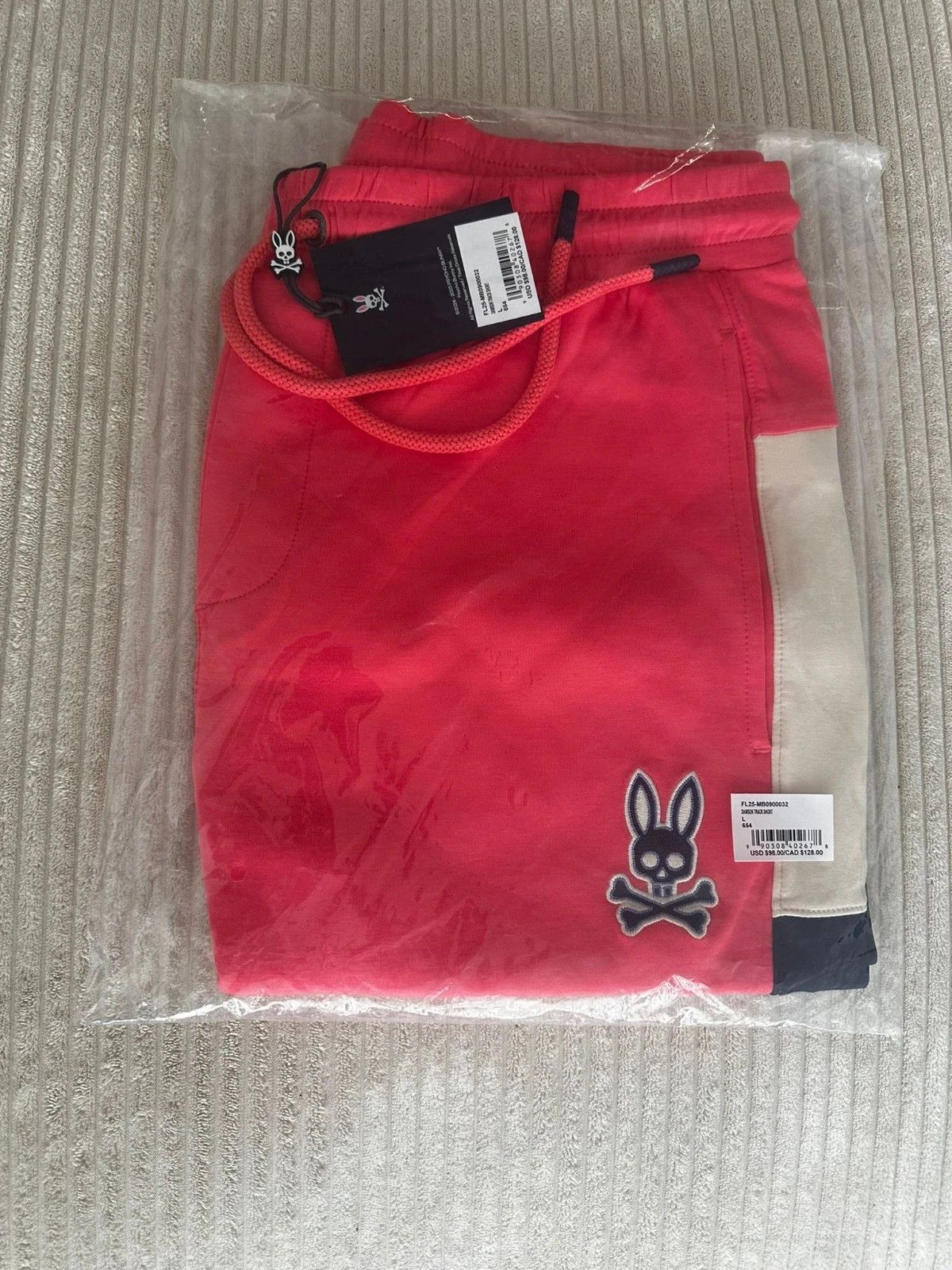 Psycho Bunny PSYCHO BUNNY Mens dawson track short SZ L %100 REAL Size US 36 / EU 52 - 8 Thumbnail