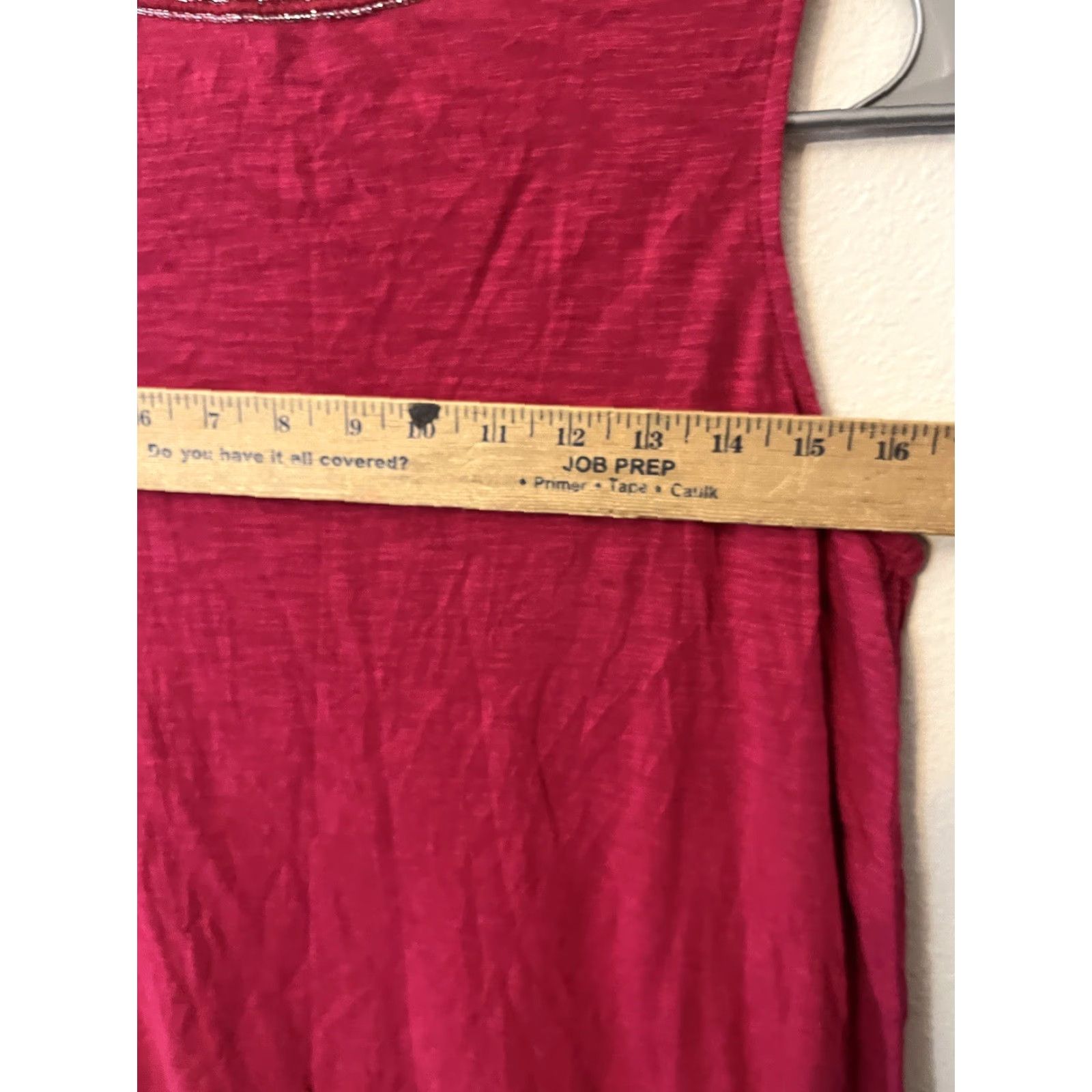 Banana Republic Banana Republic Tank Small Pink Cotton Blend Solid Womens Blouse Shirt Size S / US 4 / IT 40 - 4 Thumbnail