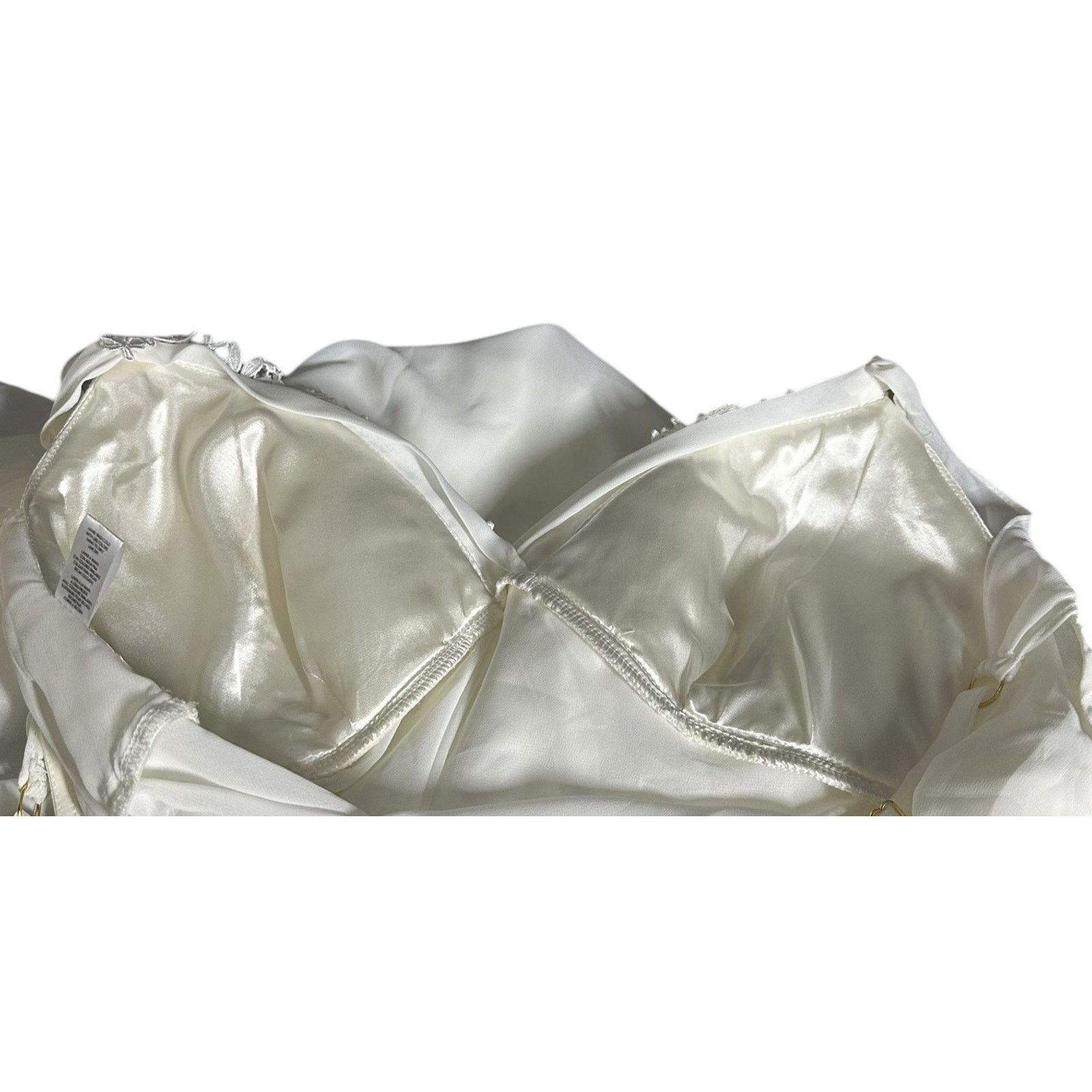 Other Flora Nikrooz Sheer Ivory Bridal Lingerie Robe Gown Set 1X Size ONE SIZE - 15 Thumbnail