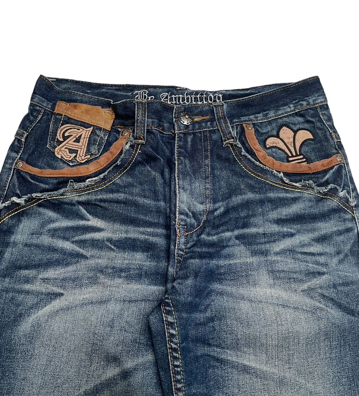 If Six Was Nine × Japanese Brand Rare Design Vintage Brand Be Ambition Jeans 1990s Size US 32 / EU 48 - 3 Thumbnail