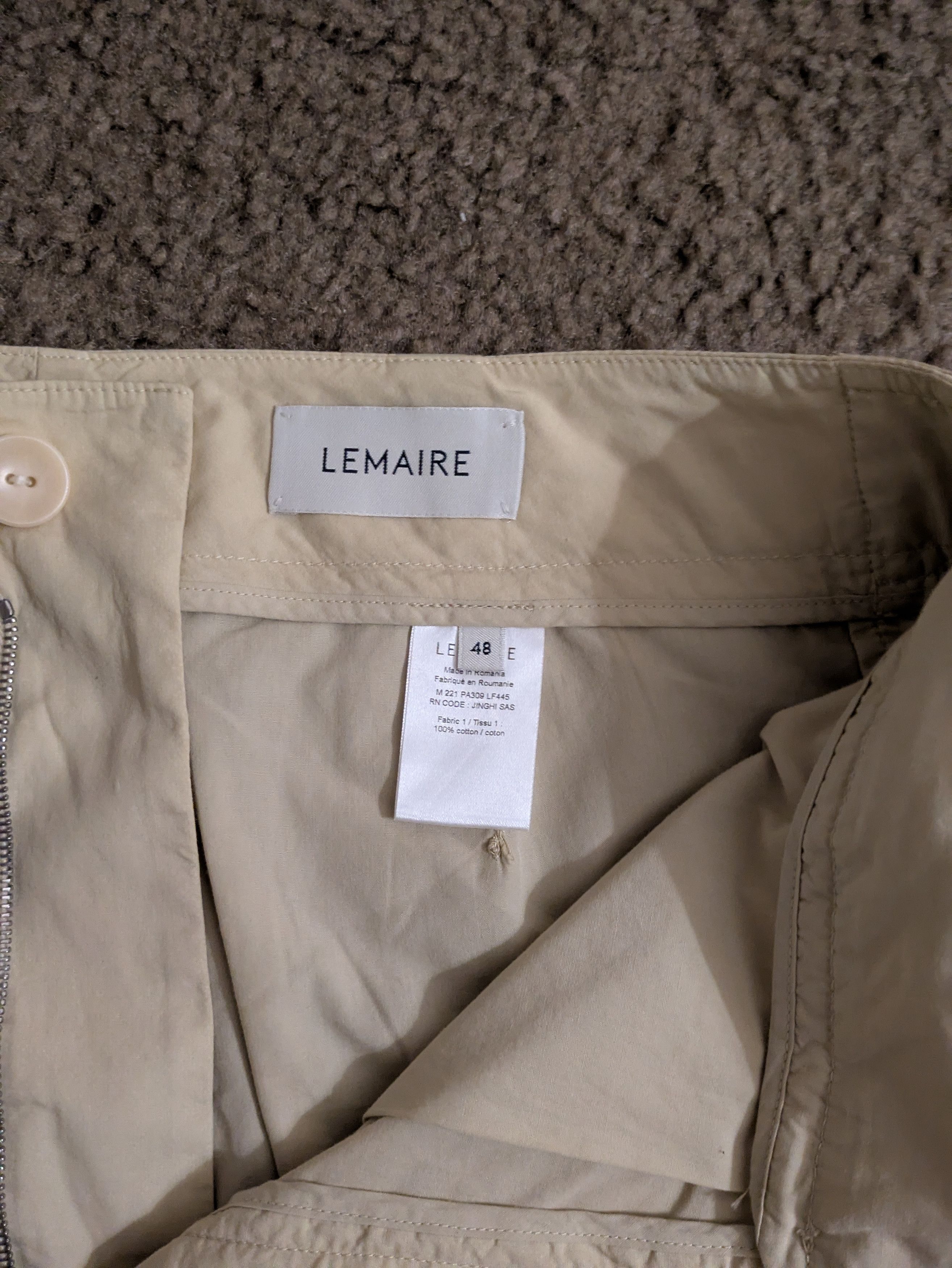 Lemaire Lemaire Cream Easy Pants Size US 32 / EU 48 - 3 Thumbnail