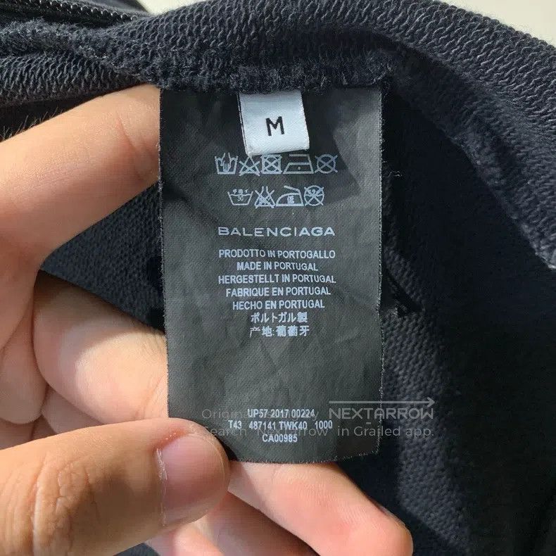 Balenciaga Balenciaga Logo Printed Open Cardigan Sweatshirt Size US M / EU 48-50 / 2 - 7 Thumbnail