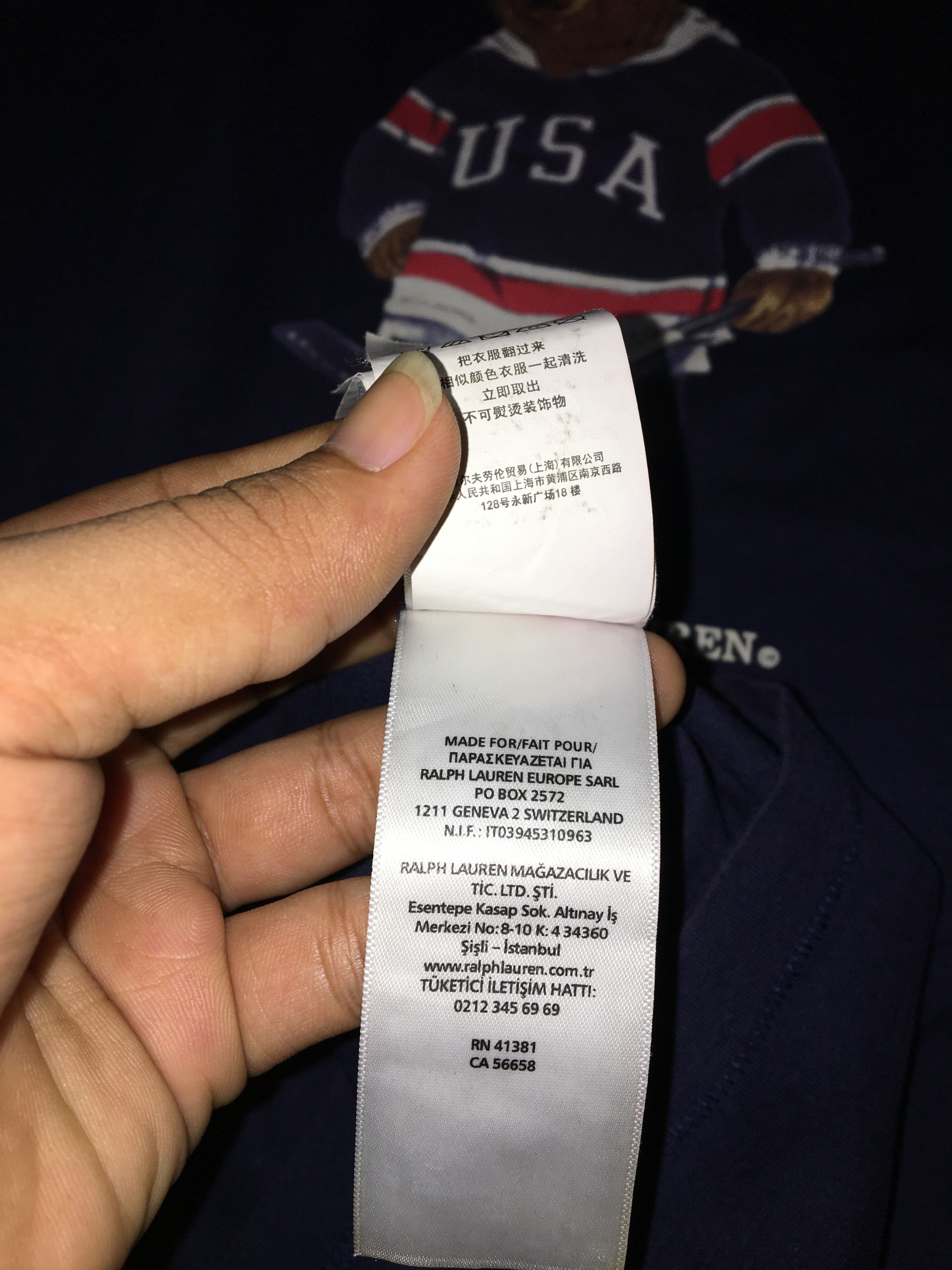 Polo Ralph Lauren Polo Bear by Ralph Lauren Tshirt Size US XXL / EU 58 / 5 - 9 Thumbnail
