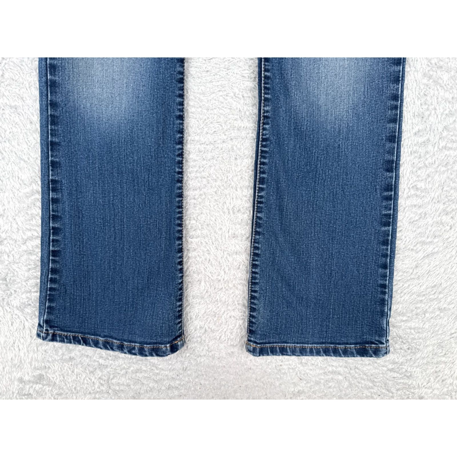 Vintage Code Bleu Jeans Women 6 Blue Denim Soleil Bootcut Low Rise Cotton Blend 30x31 Size 28" / US 6 / IT 42 - 2 Thumbnail