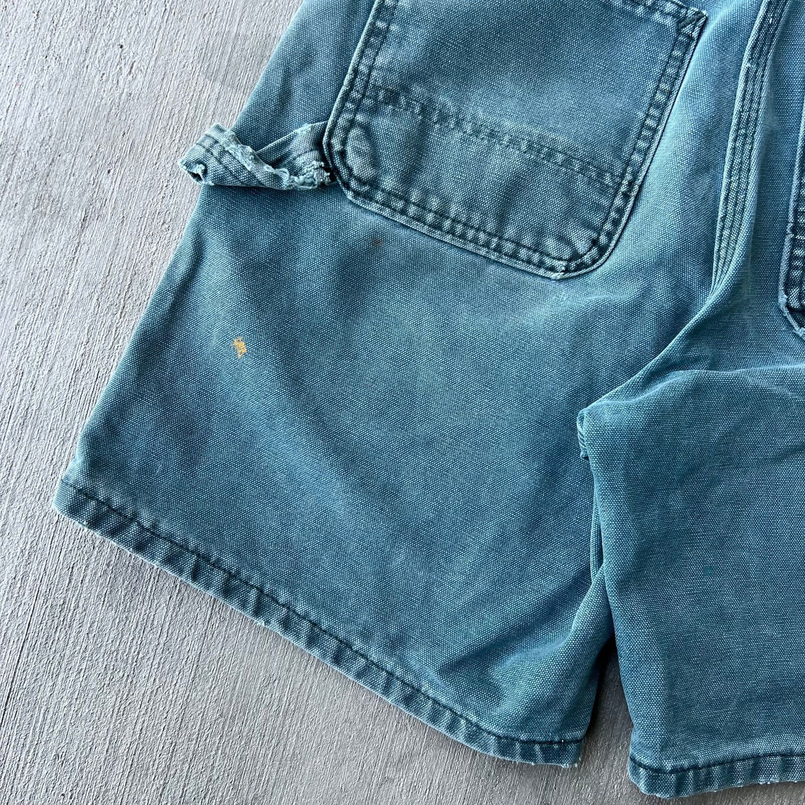 Carhartt × Vintage Vintage Carhartt HTG green work wear shorts Size US 29 - 2 Thumbnail