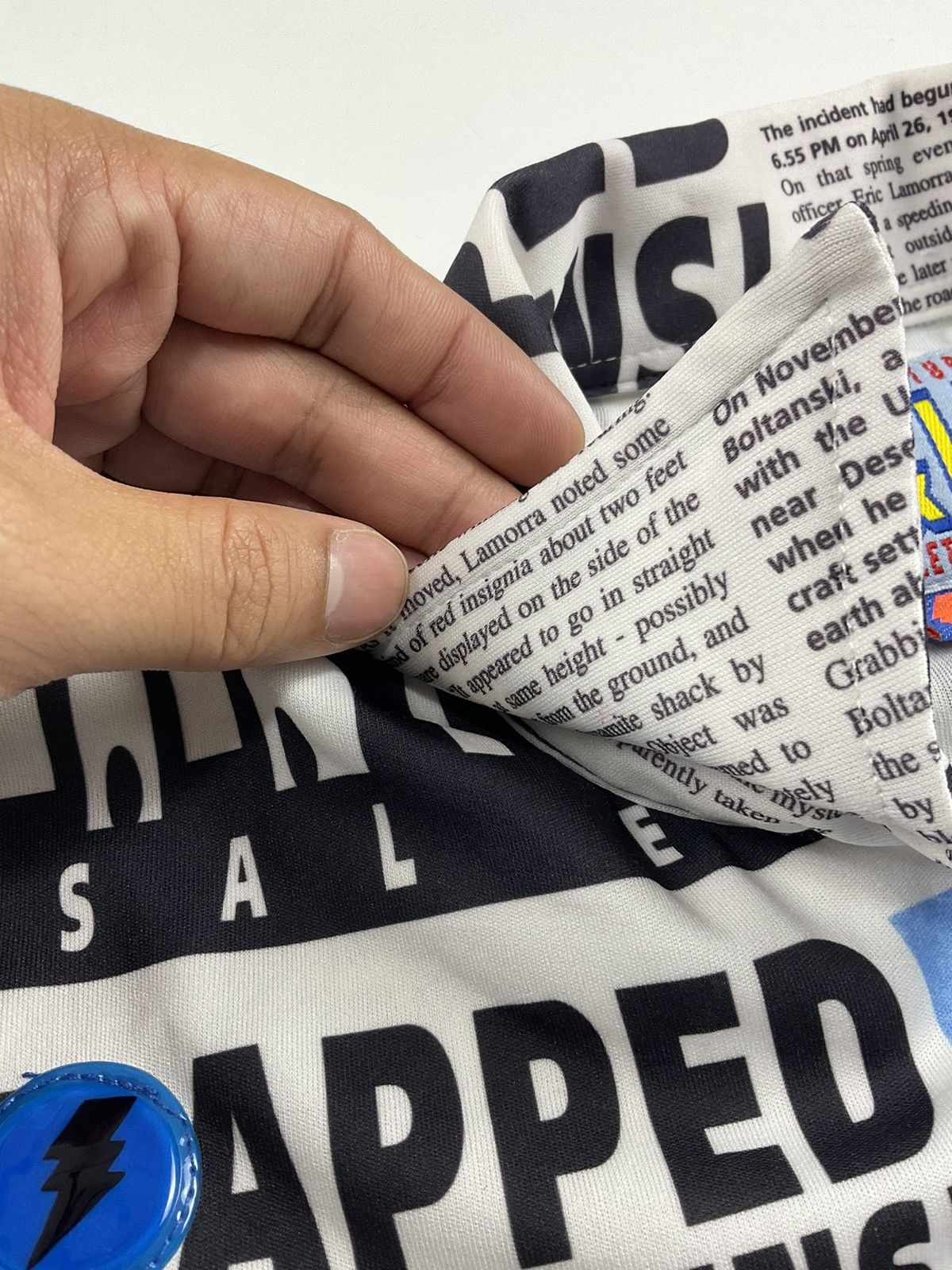 Walter Van Beirendonck Walter Van Beirendonck S/S97 "Alien Newspaper Article" Shirt Size US S / EU 44-46 / 1 - 11 Thumbnail
