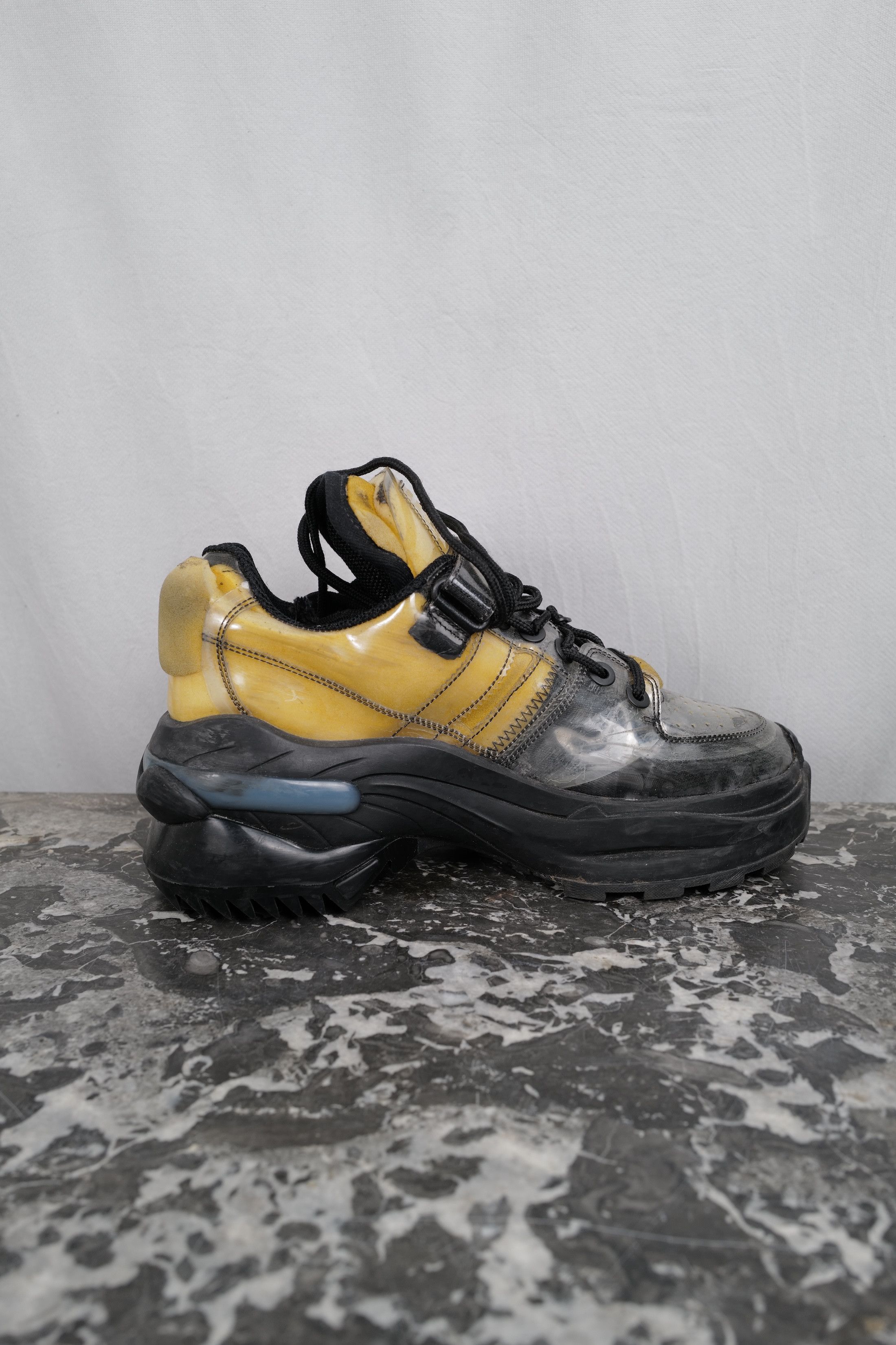 Maison Margiela Maison Margiela PVC Clear Retro Fit Chunky Sole Sneaker Size US 8 / EU 41 - 14 Thumbnail