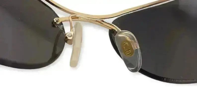 Dior × John Galliano × Vintage DIOR Sunglasses Extase Rimless Shield Strass Galliano Era Size ONE SIZE - 5 Thumbnail