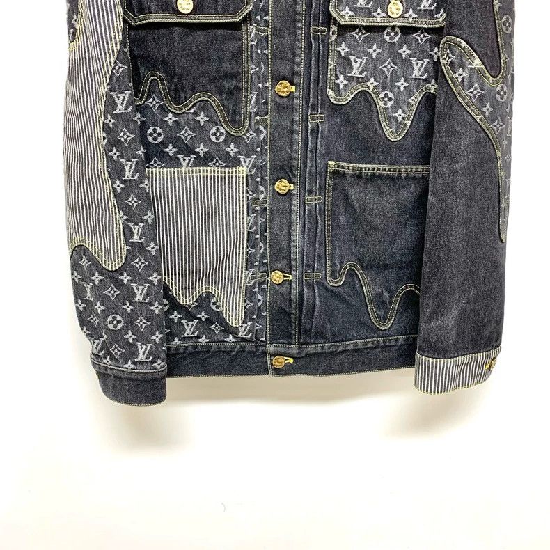 Louis Vuitton Louis Vuitton Black patchwork presbyopic full-print denim j Size US M / EU 48-50 / 2 - 6 Thumbnail