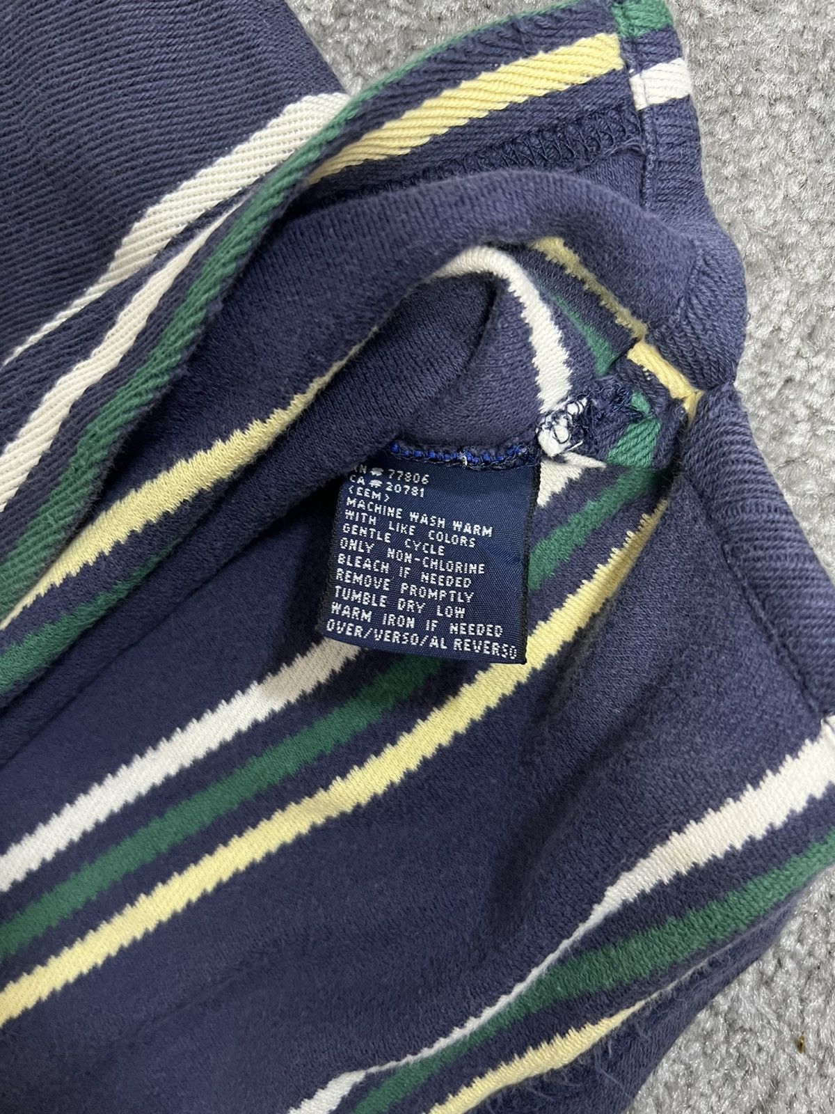 Designer × Tommy Hilfiger × Vintage Tommy Hilfiger Vintage Striped Polo Shirt Size US M / EU 48-50 / 2 - 3 Thumbnail