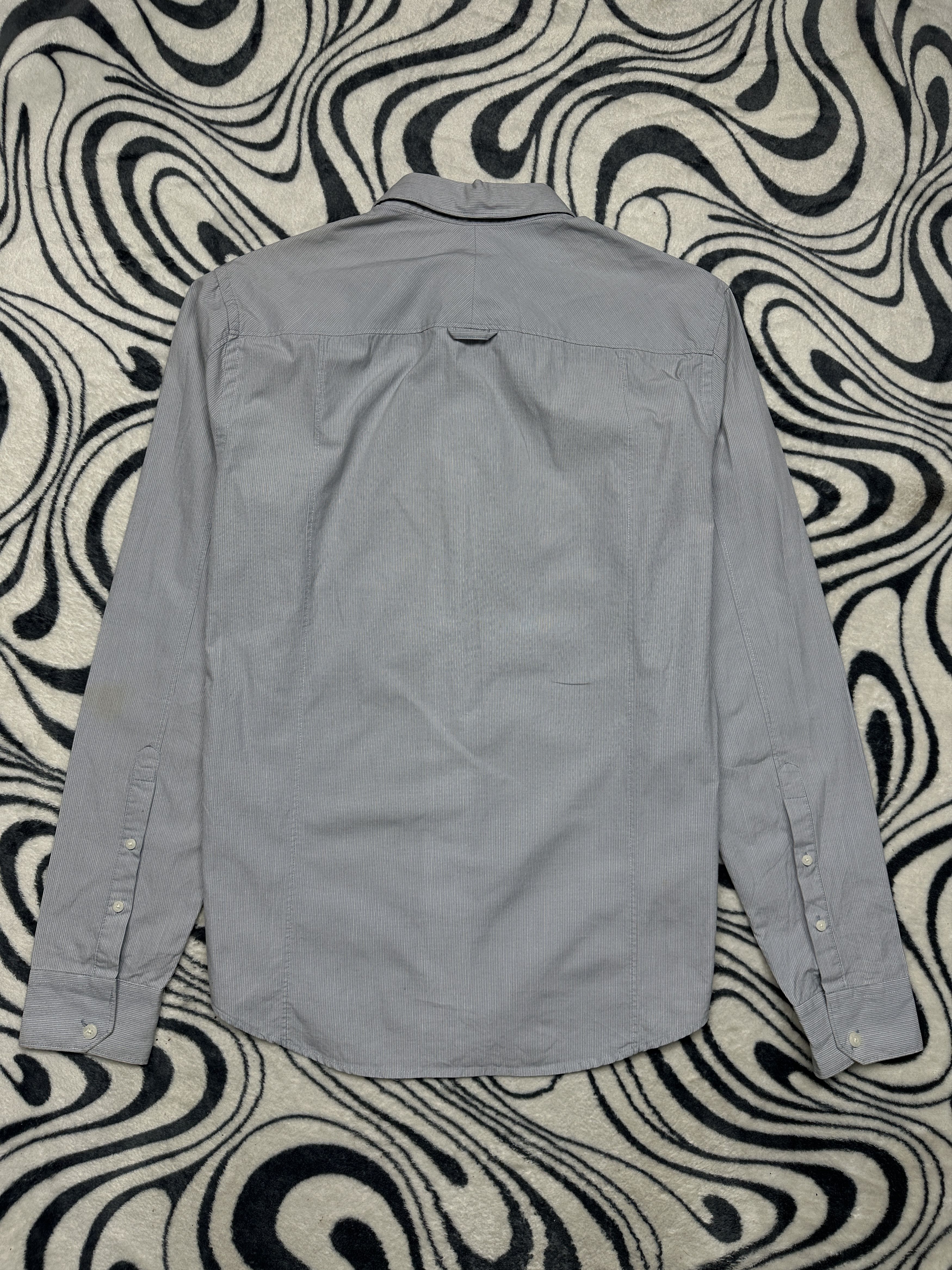 Allsaints AllSaints Mens Aubrey Long Sleeve Striped Shirt Size US M / EU 48-50 / 2 - 7 Thumbnail