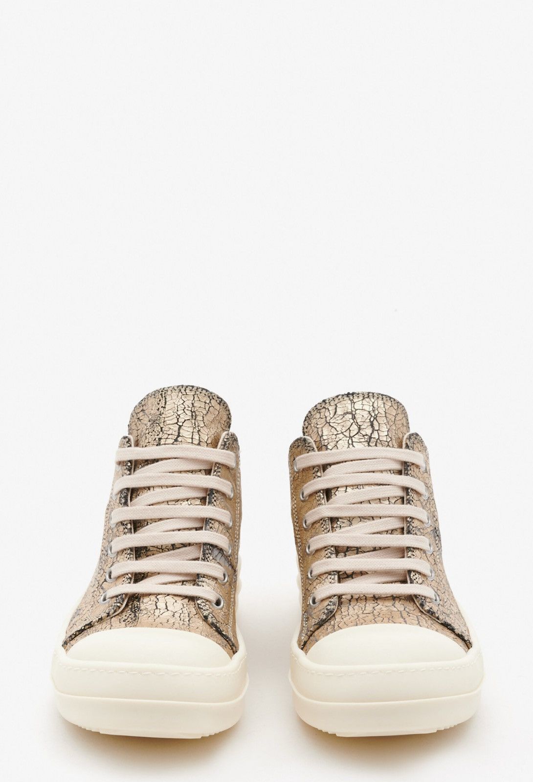 Rick Owens Drkshdw Last Size Rick Owens Drkshdw Cracked Effect Sneakers Size US 5 / IT 35 - 8 Thumbnail