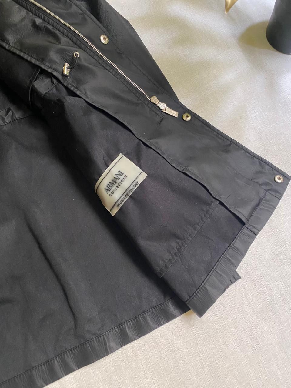 Armani Armani Collezioni Water Hooded Windbreaker Size US L / EU 52-54 / 3 - 8 Thumbnail