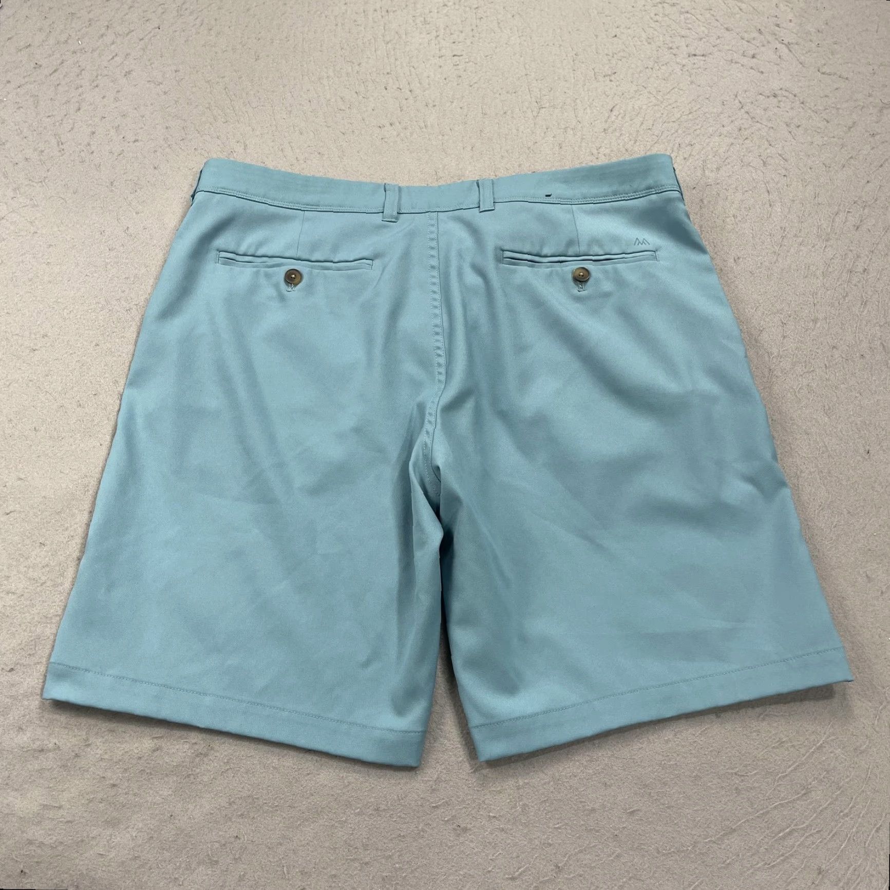 Mizzen+Main Mizzen+Main Baron Short Shorts Mens 36 Blue Baron Short 9 Inseam Chino Polyester Casual Size US 36 / EU 52 - 6 Thumbnail