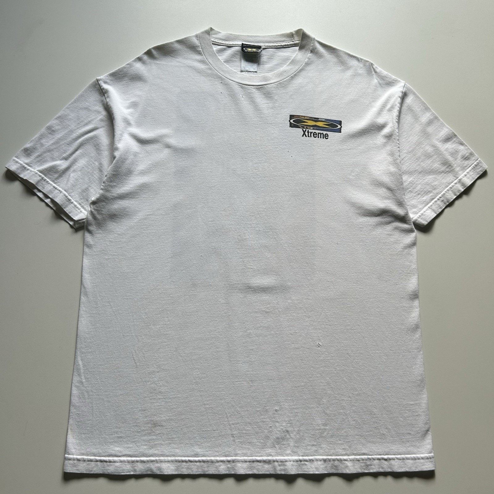 Vintage Vintage 90s Xtreme Racing Motocross T-Shirt XL Y2K Funny Art Size US XL / EU 56 / 4 - 3 Thumbnail